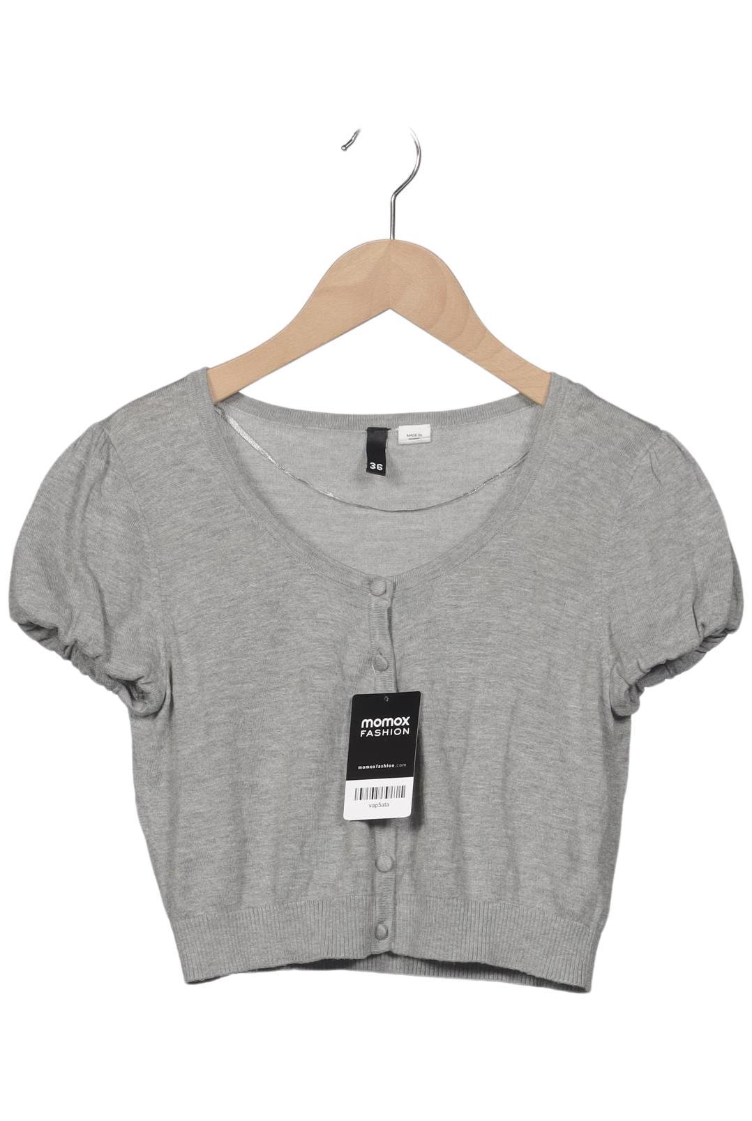 

H&M Damen Strickjacke, grau, Gr. 36