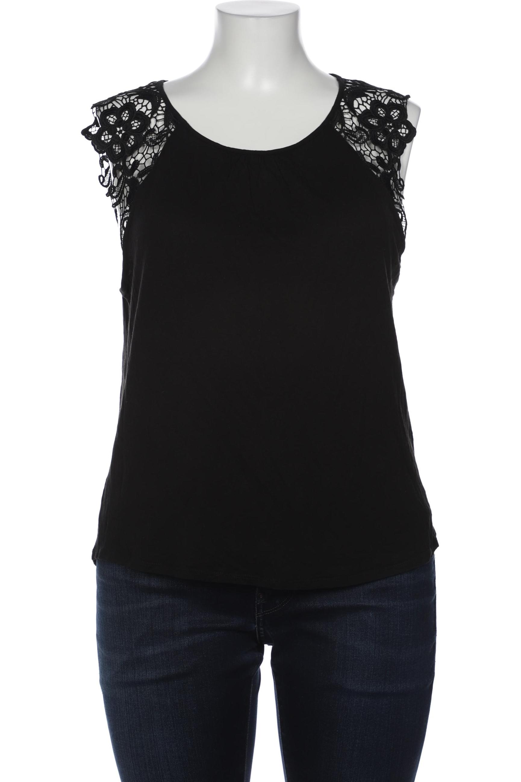 

H&M Damen T-Shirt, schwarz, Gr. 42