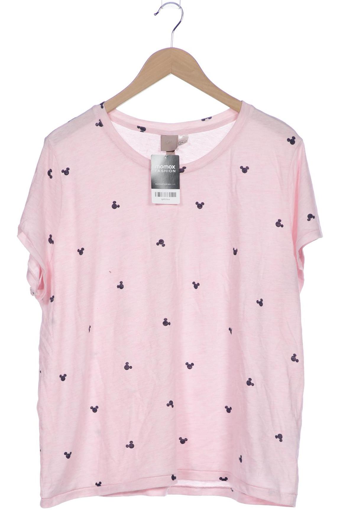 

H&M Damen T-Shirt, pink, Gr. 46