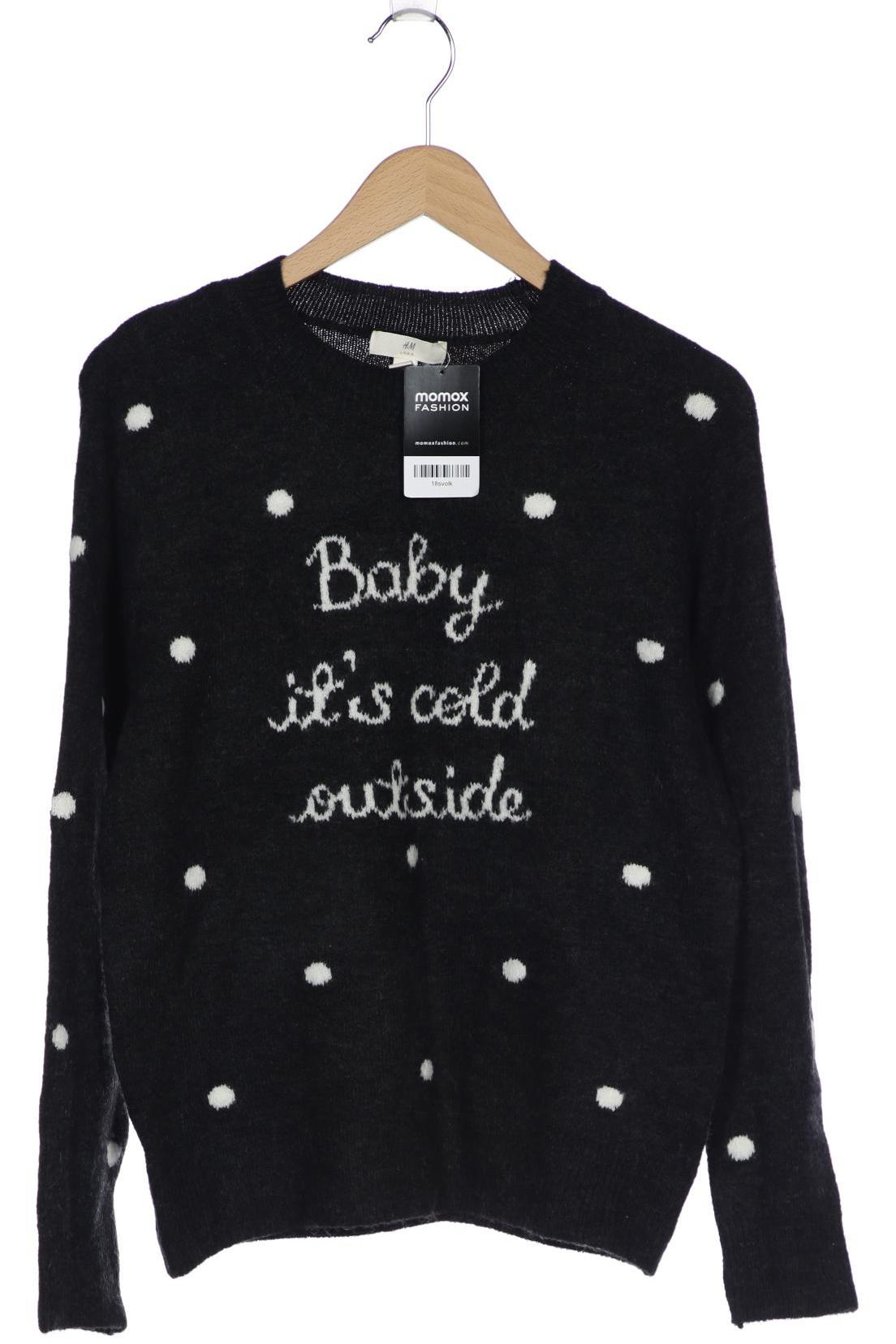 

H&M Damen Pullover, schwarz