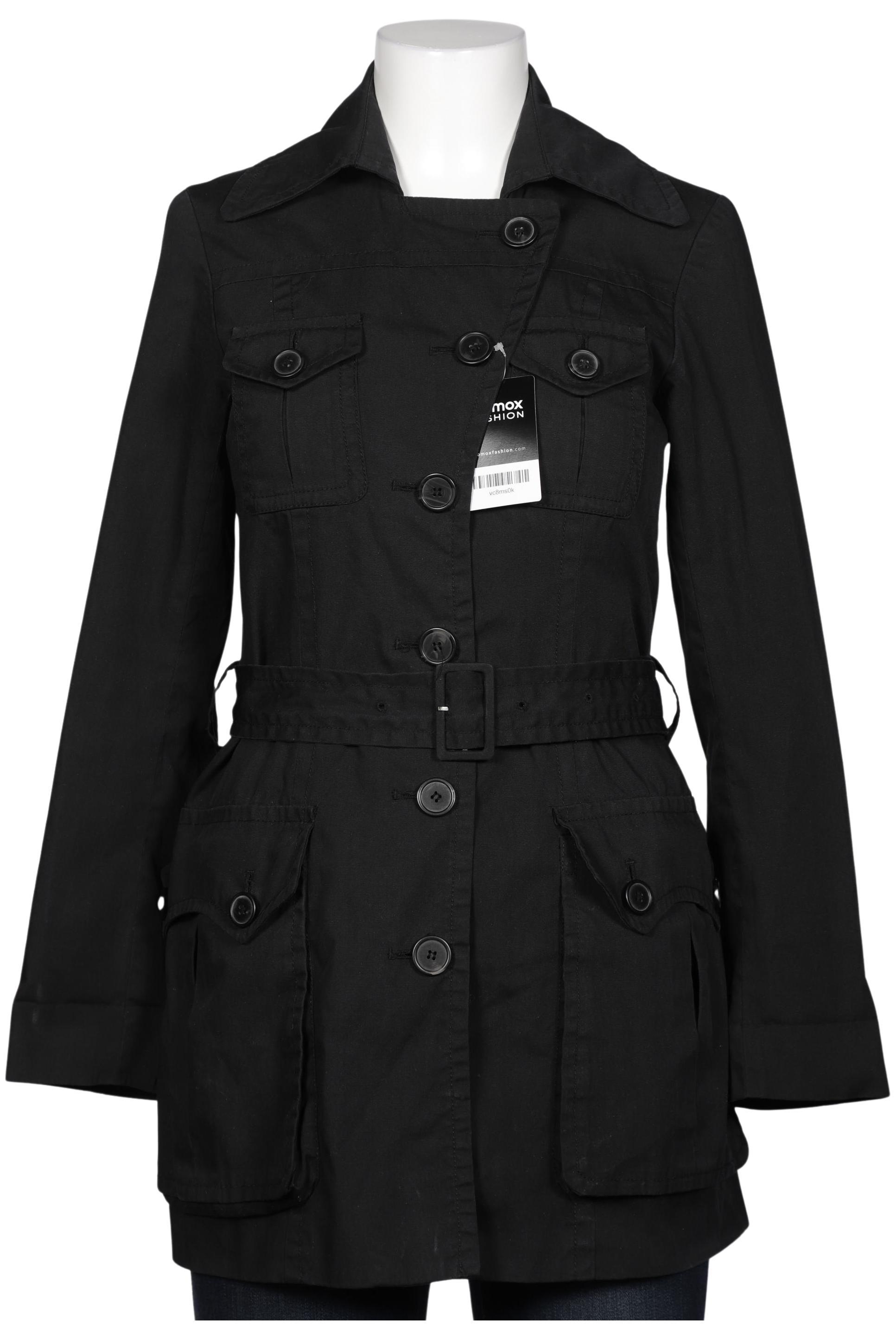 

H&M Damen Mantel, schwarz, Gr. 36