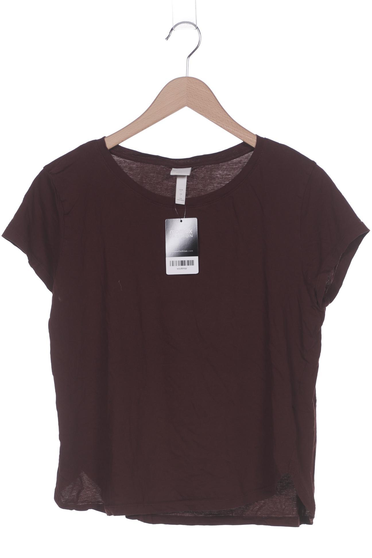 

H&M Damen T-Shirt, bordeaux, Gr. 42