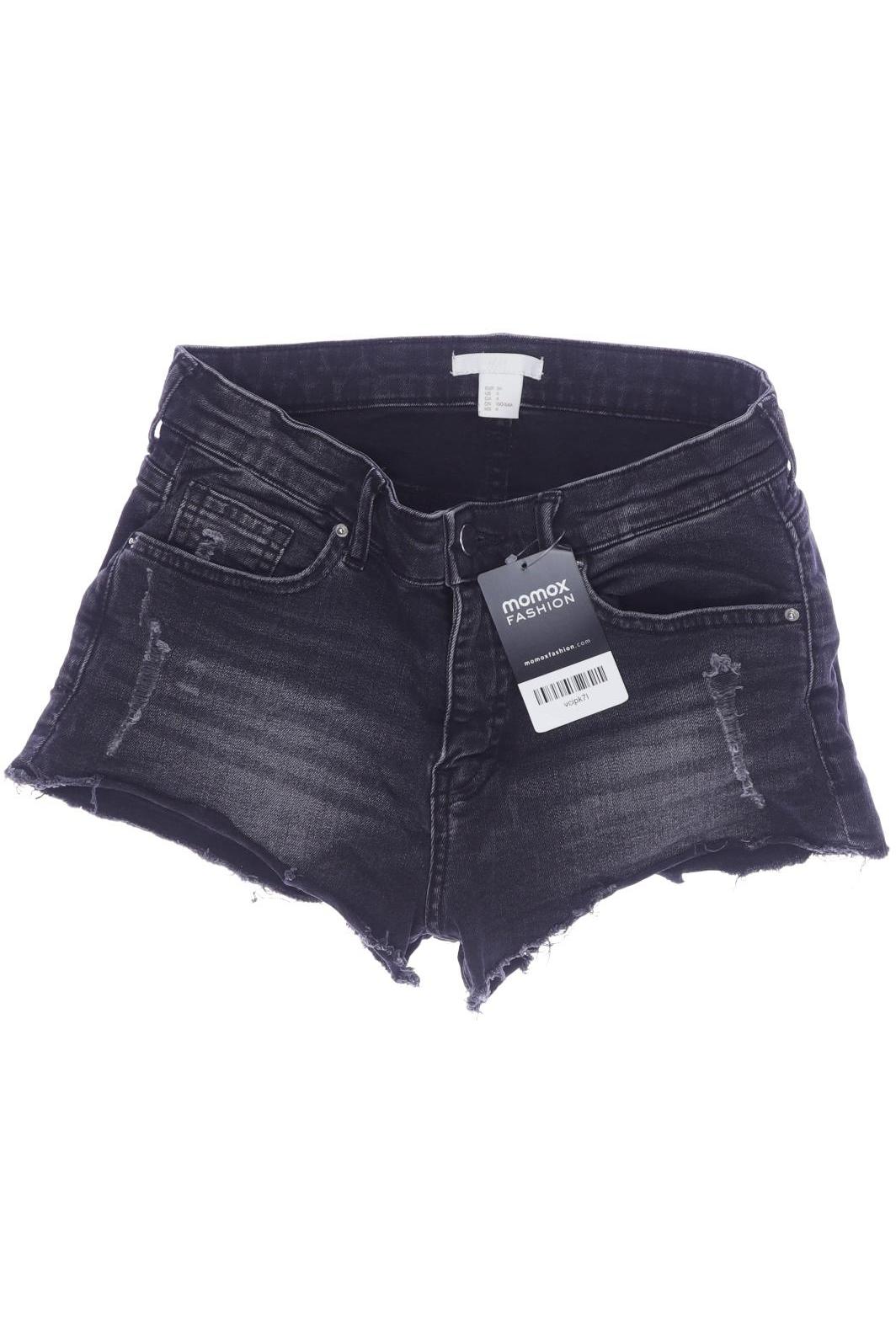 

H&M Damen Shorts, grau, Gr. 34