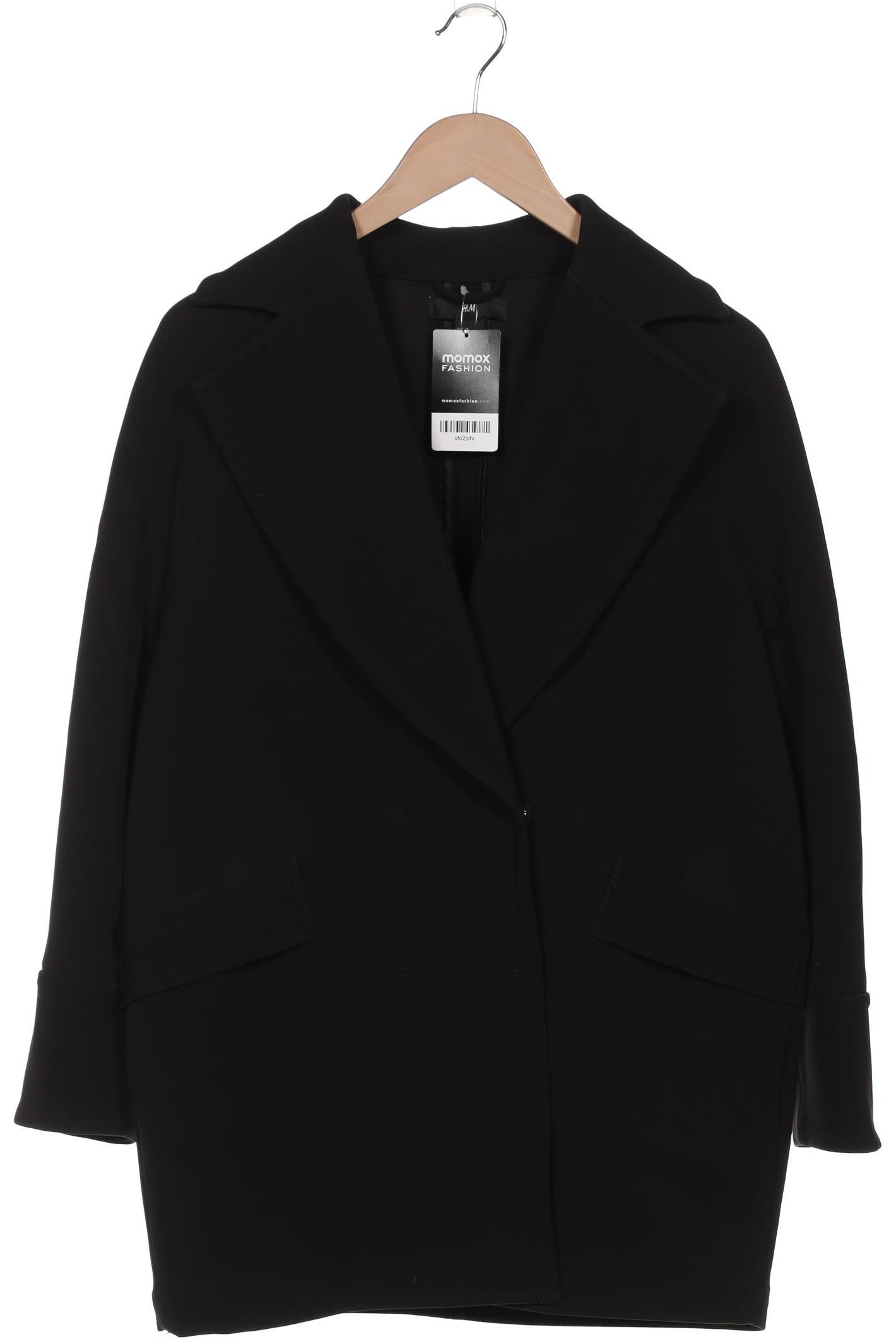 

H&M Damen Mantel, schwarz, Gr. 36