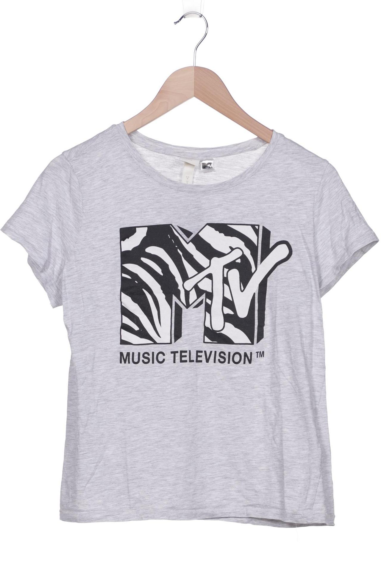 

H&M Damen T-Shirt, grau