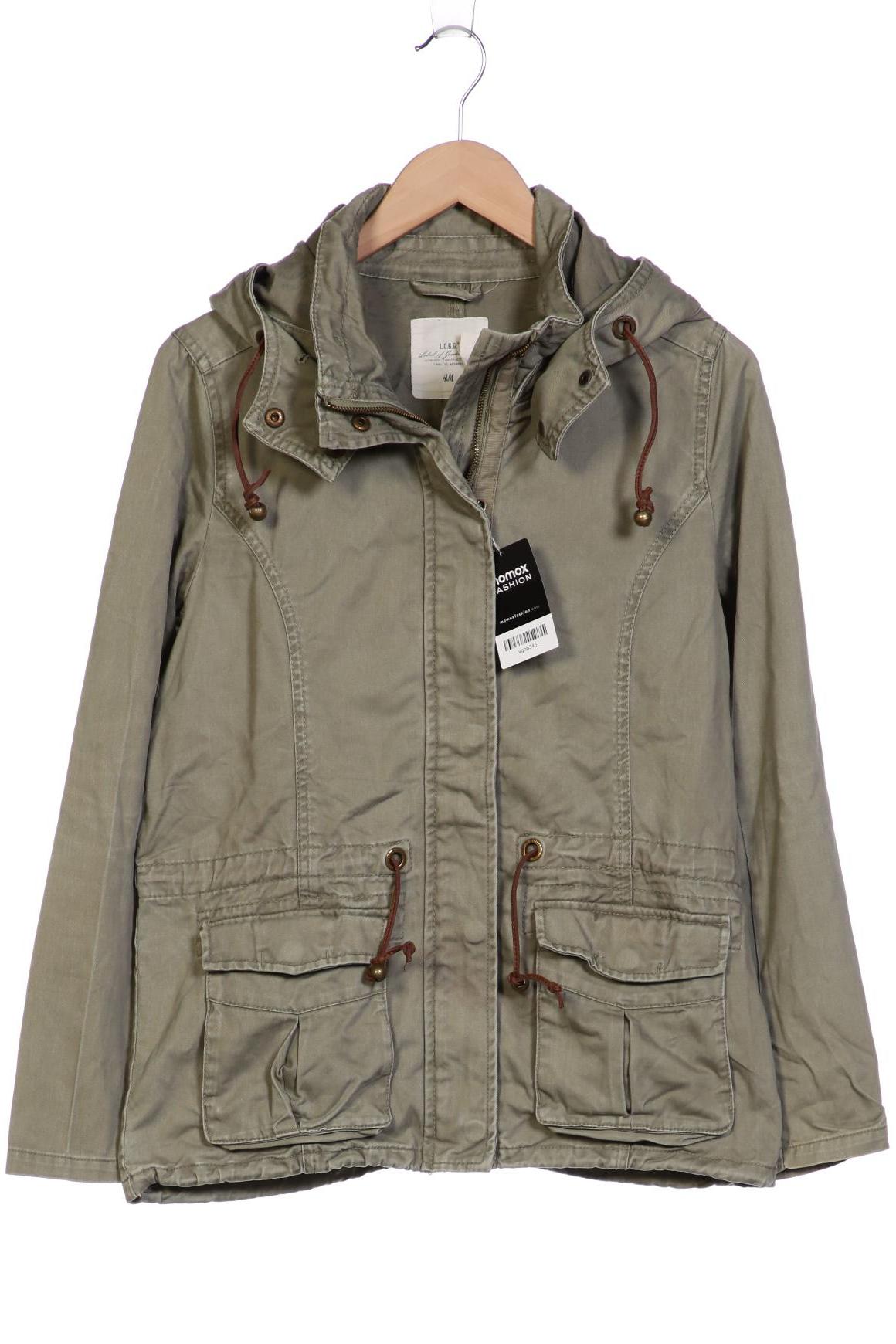 

H&M Damen Jacke, grün, Gr. 38