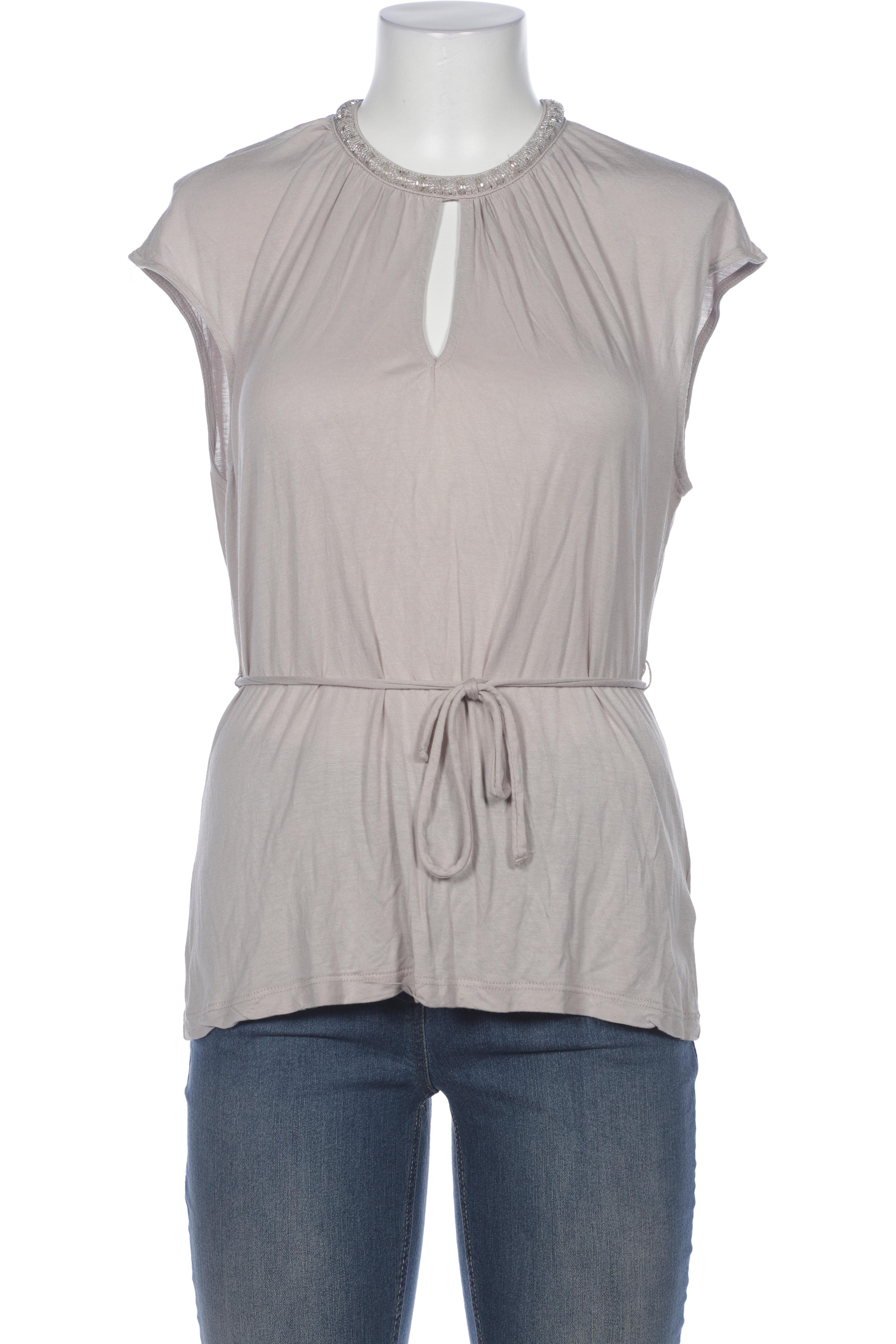 

H&M Damen T-Shirt, beige, Gr. 42