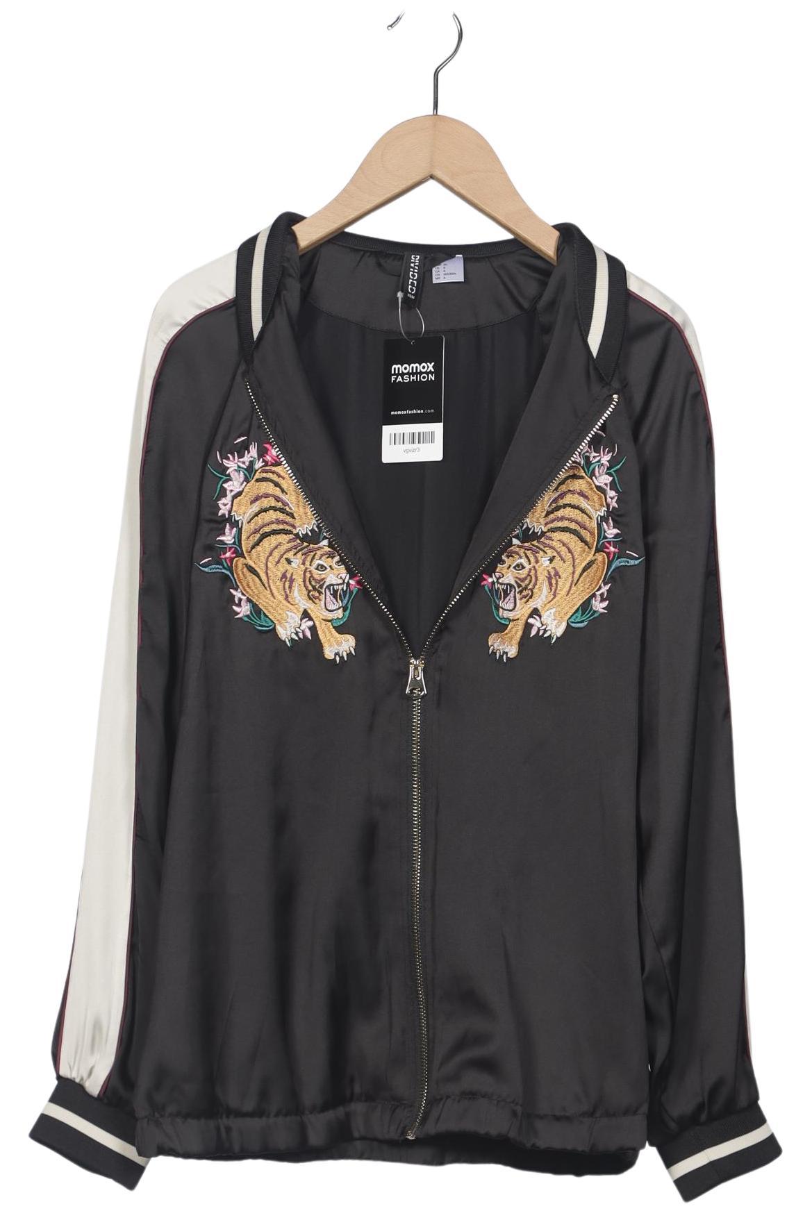 

H&M Damen Jacke, schwarz, Gr. 36