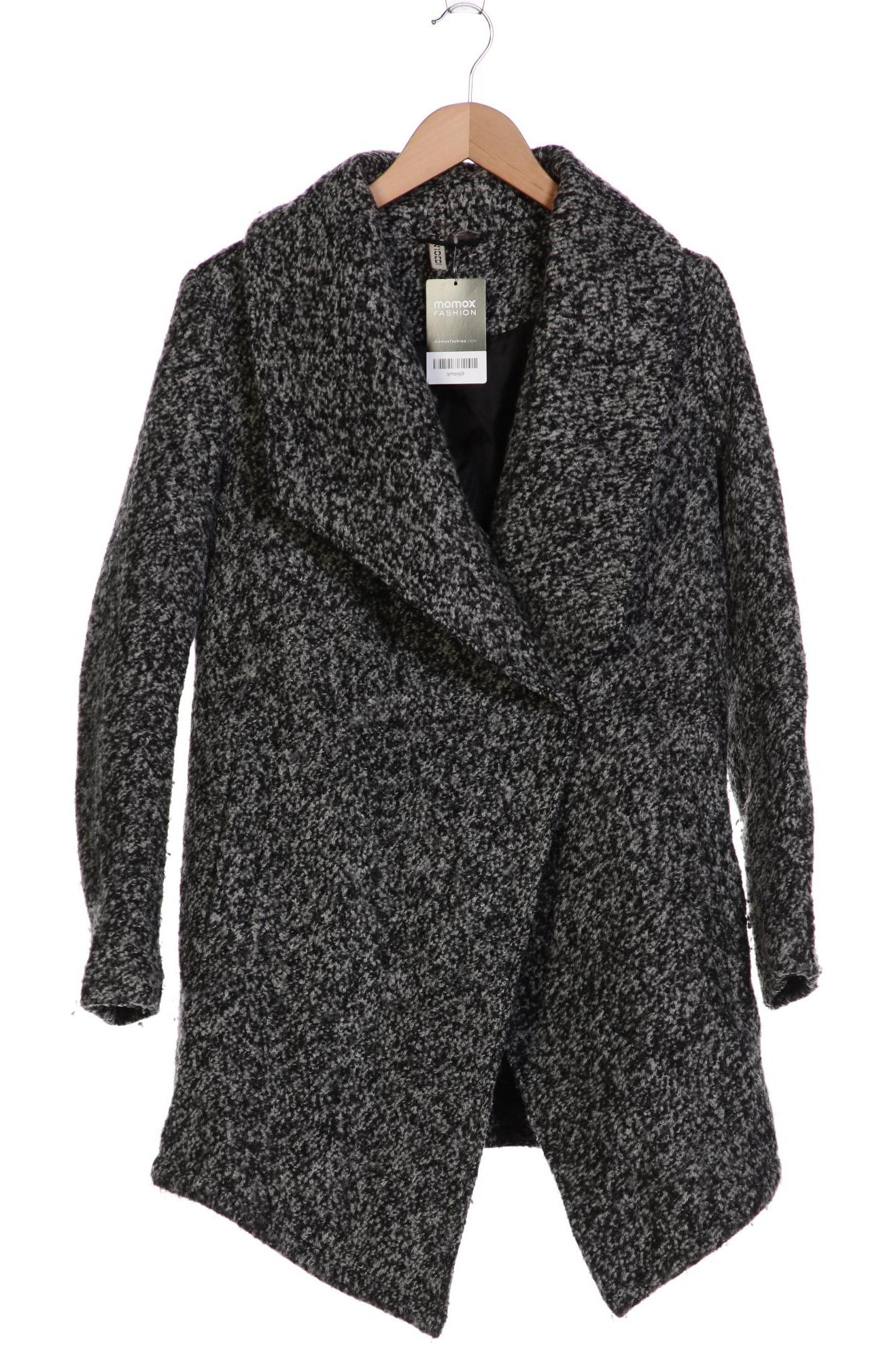 

H&M Damen Mantel, schwarz, Gr. 36