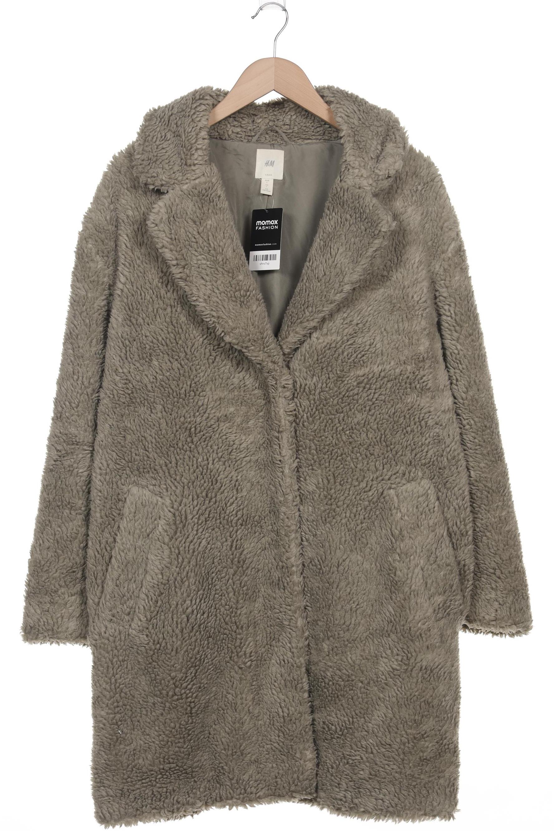 

H&M Damen Mantel, grau, Gr. 42