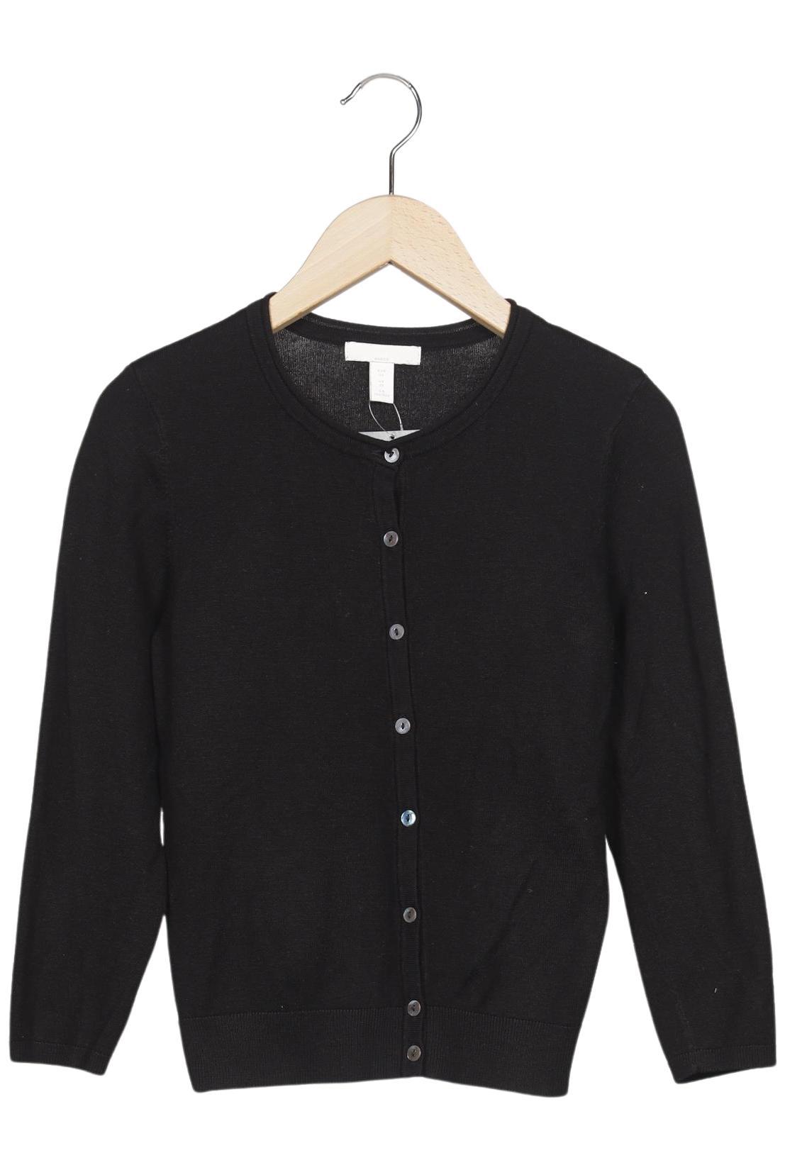 

H&M Damen Strickjacke, schwarz, Gr. 34