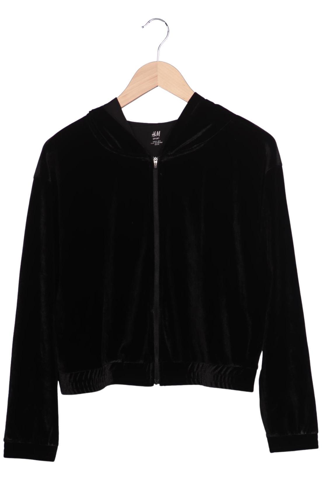 

H&M Damen Kapuzenpullover, schwarz, Gr. 36