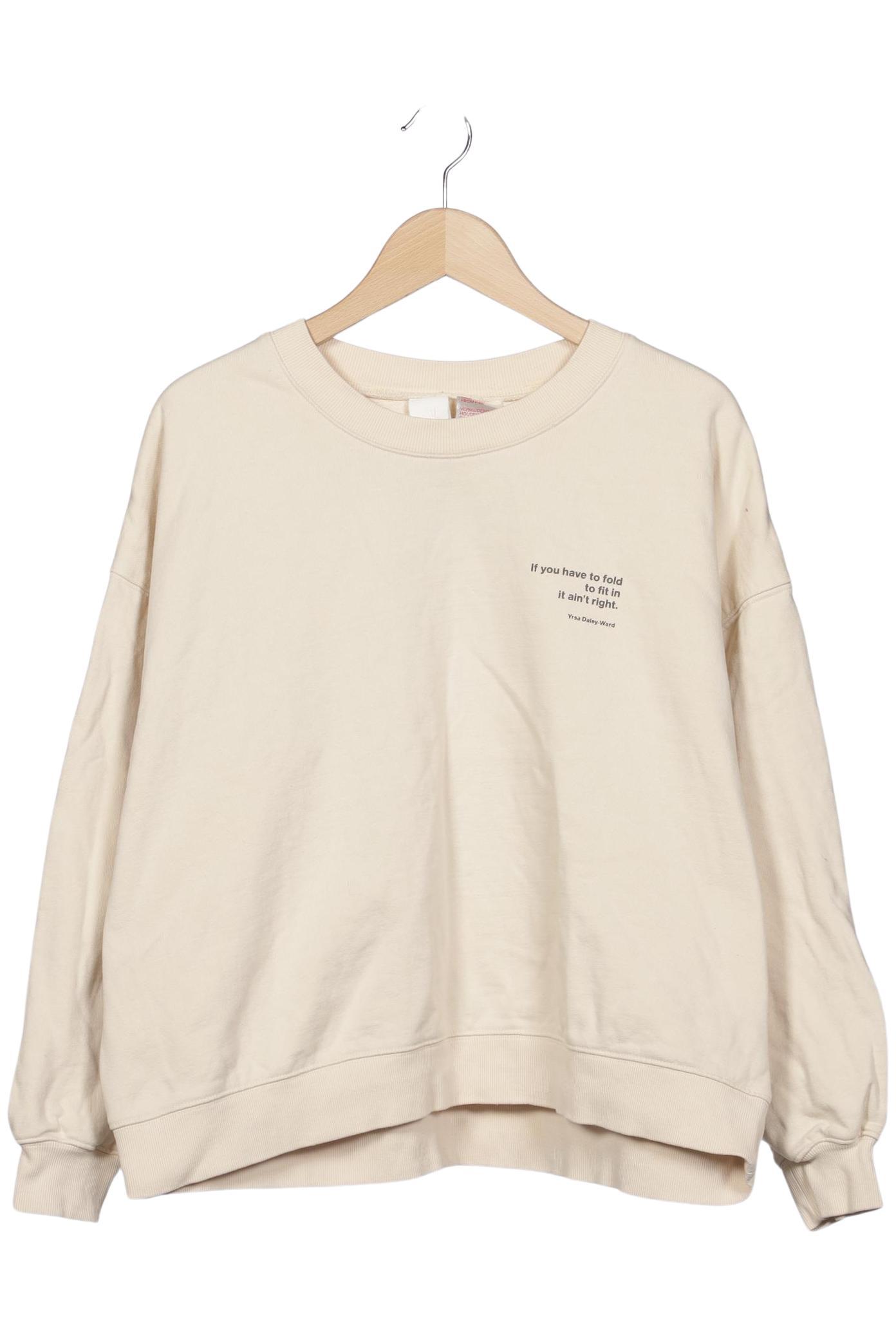 

H&M Damen Sweatshirt, beige, Gr. 42