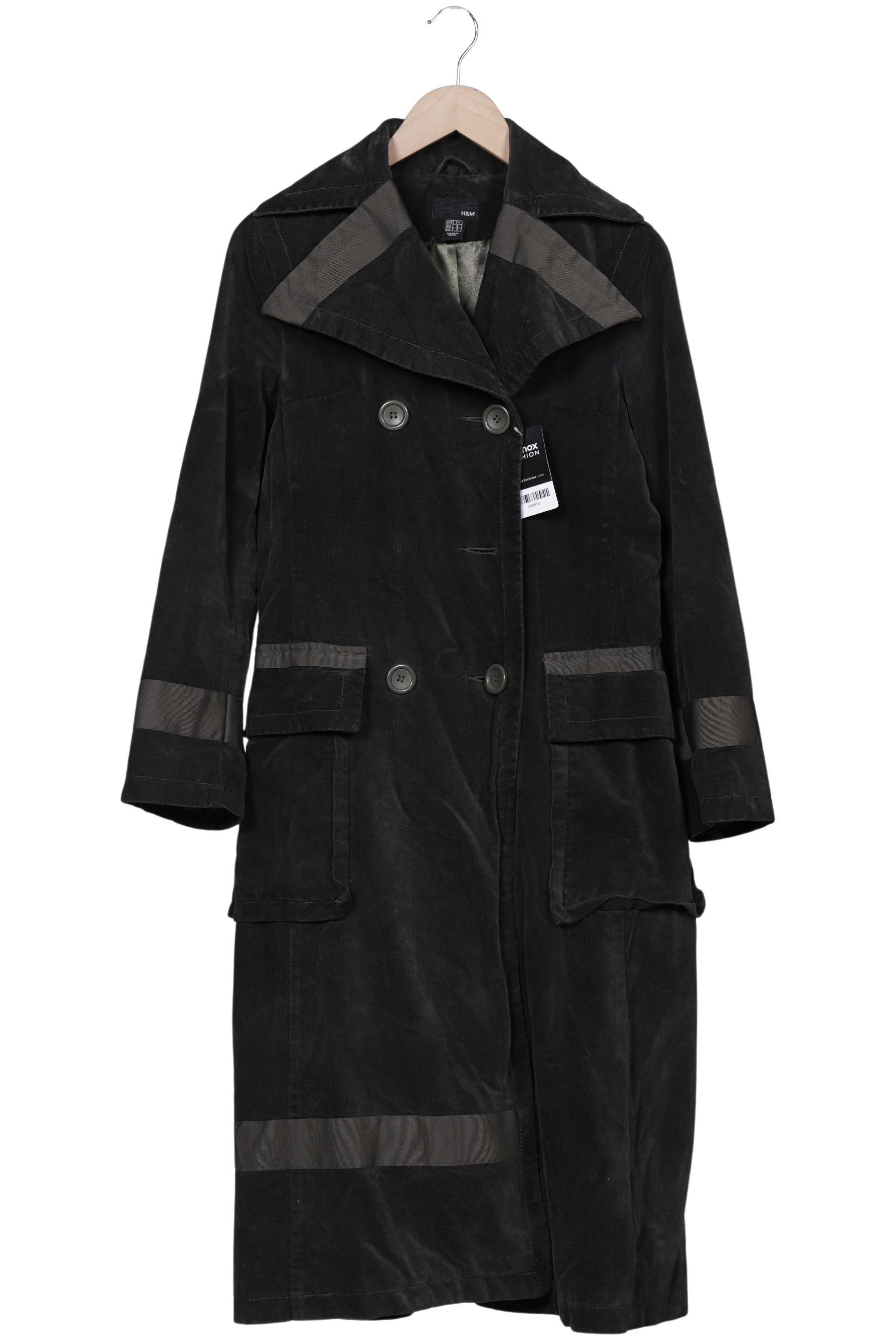 

H&M Damen Mantel, grau, Gr. 34