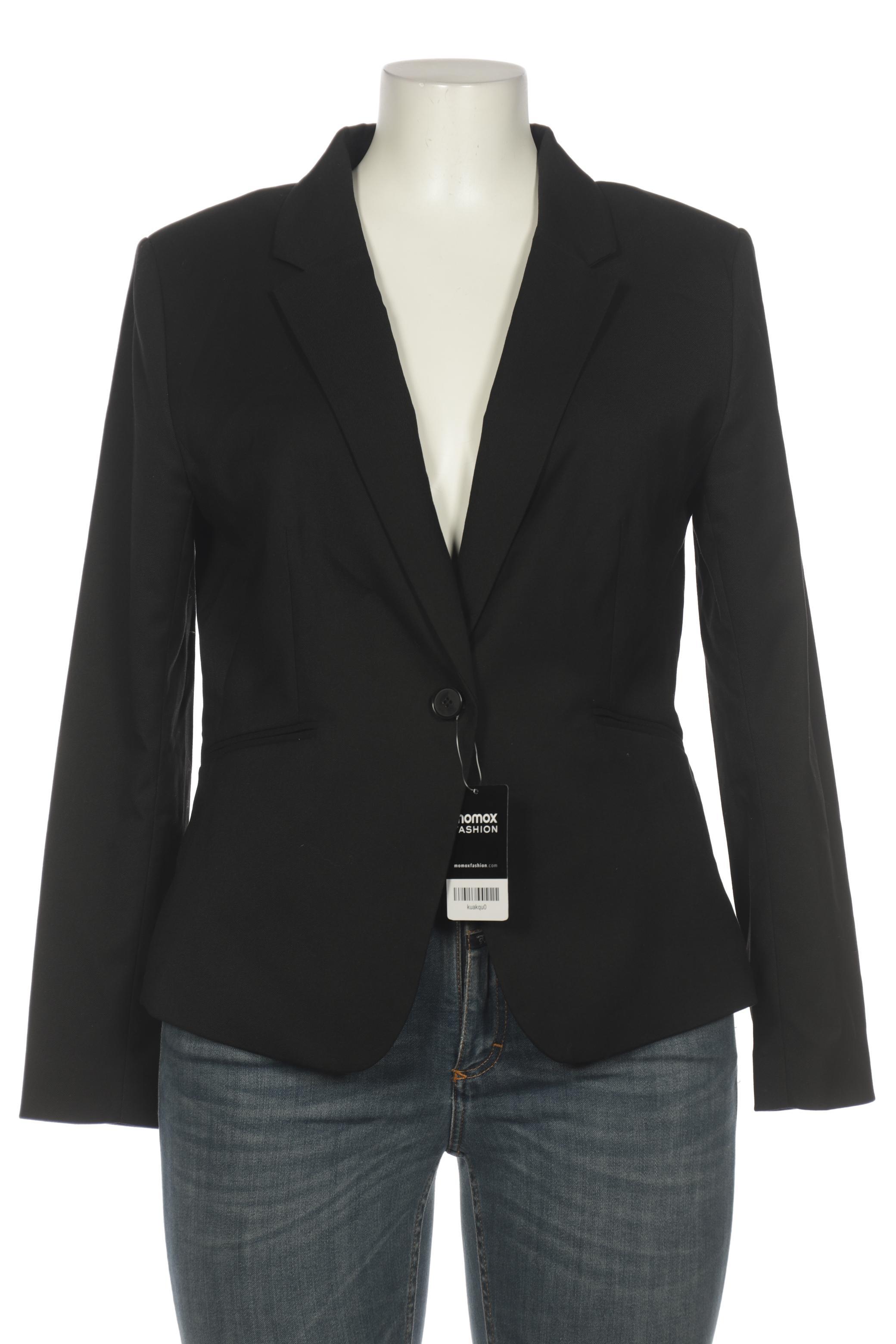 

H&M Damen Blazer, schwarz, Gr. 46