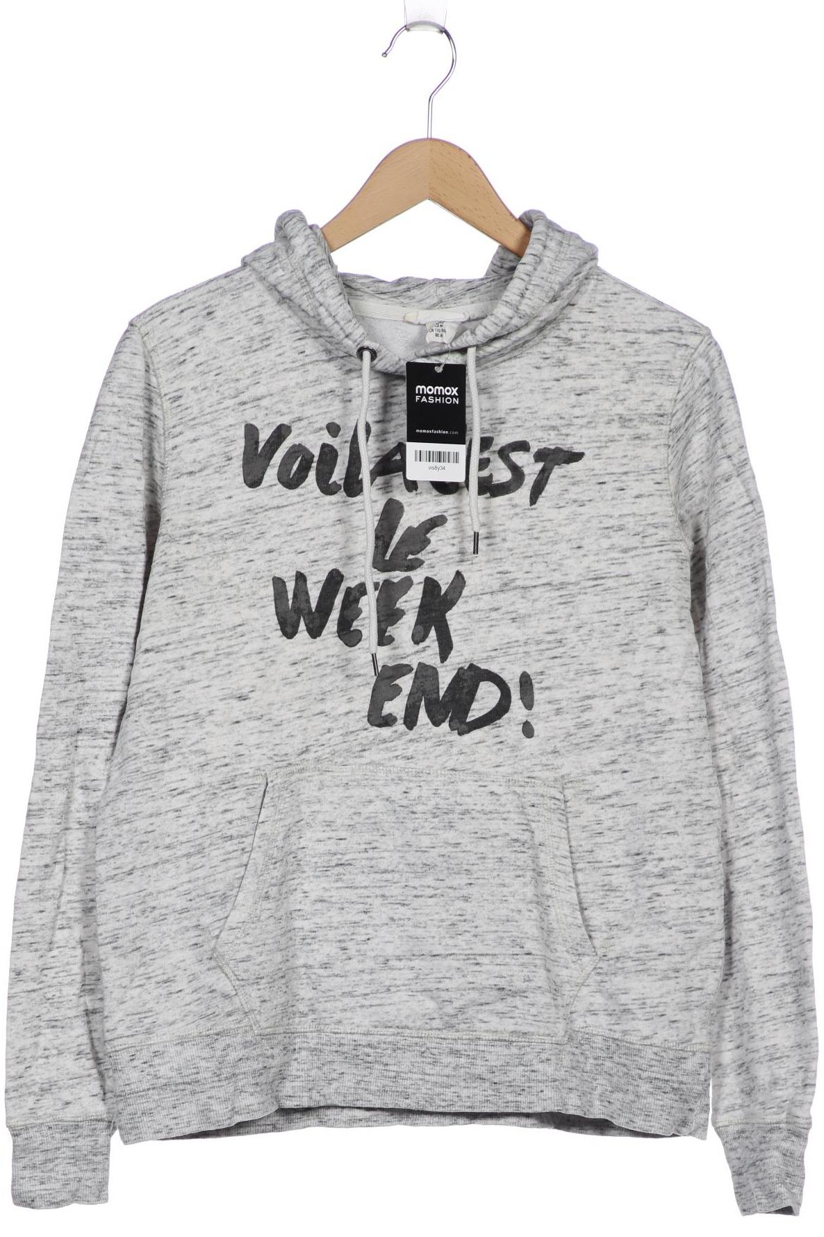 

H&M Damen Kapuzenpullover, grau