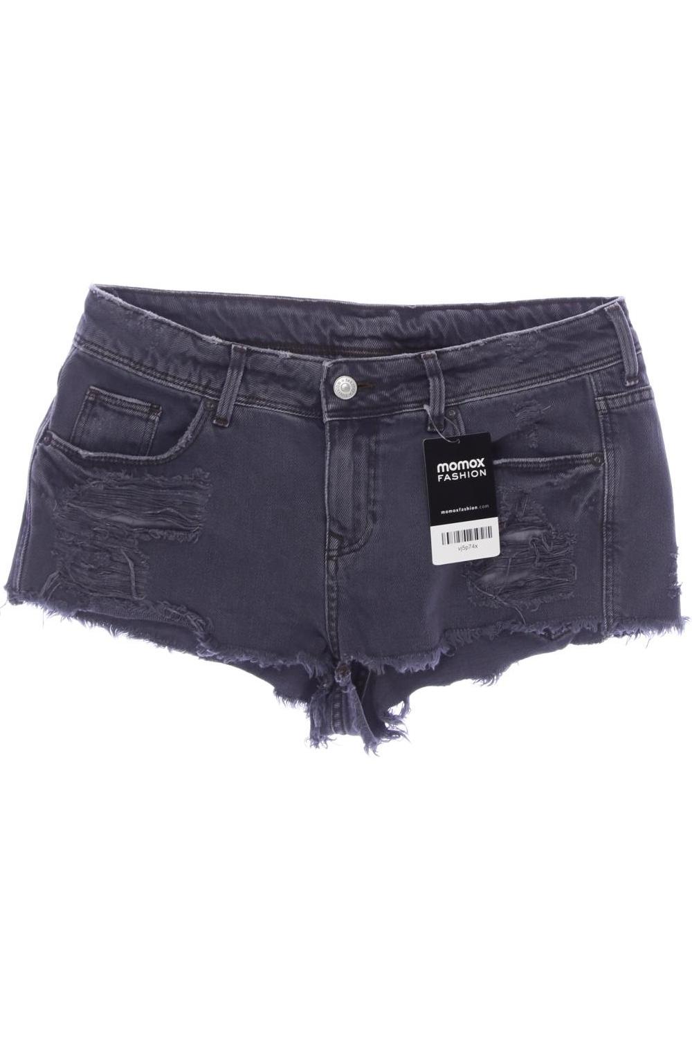

H&M Damen Shorts, grau, Gr. 34