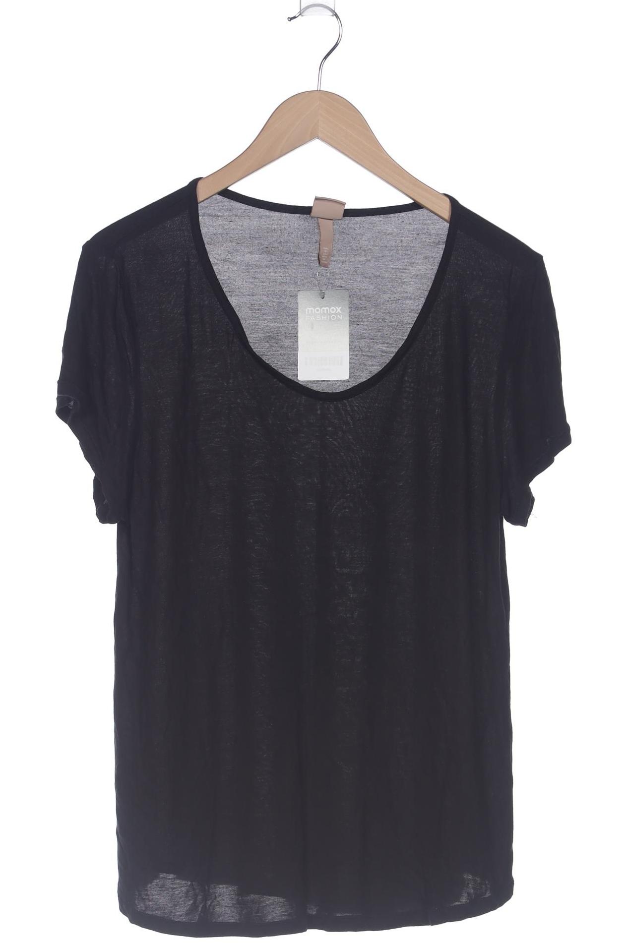 

H&M Damen T-Shirt, schwarz, Gr. 42