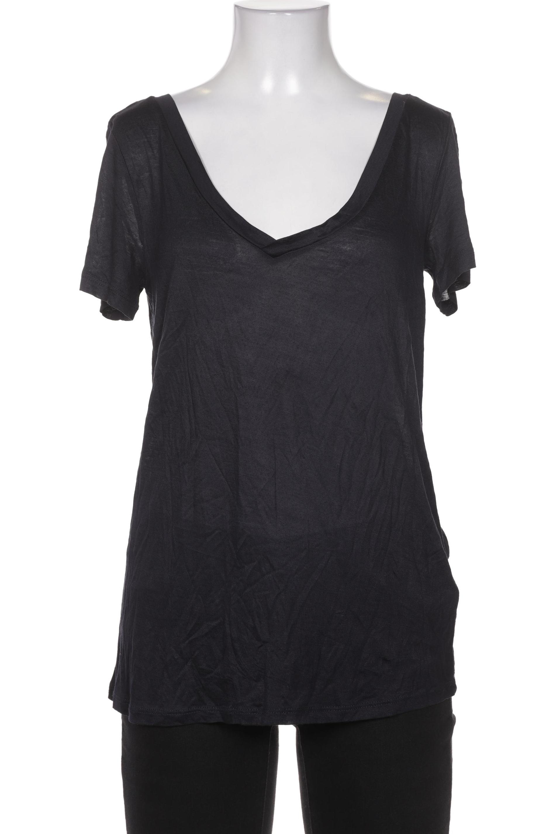

H&M Damen T-Shirt, marineblau, Gr. 34