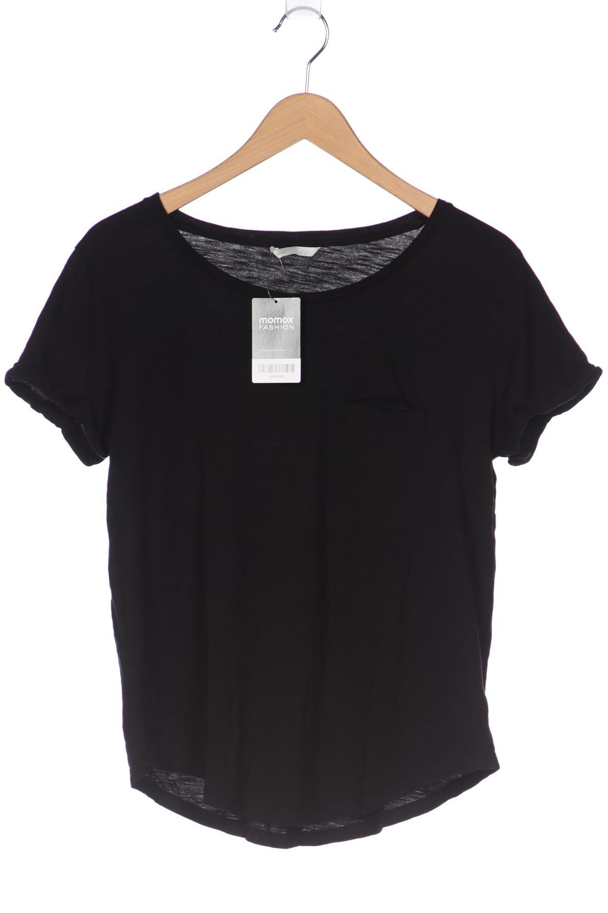 

H&M Damen T-Shirt, schwarz