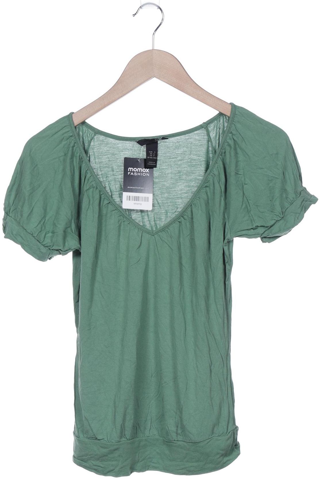 

H&M Damen T-Shirt, grün, Gr. 36