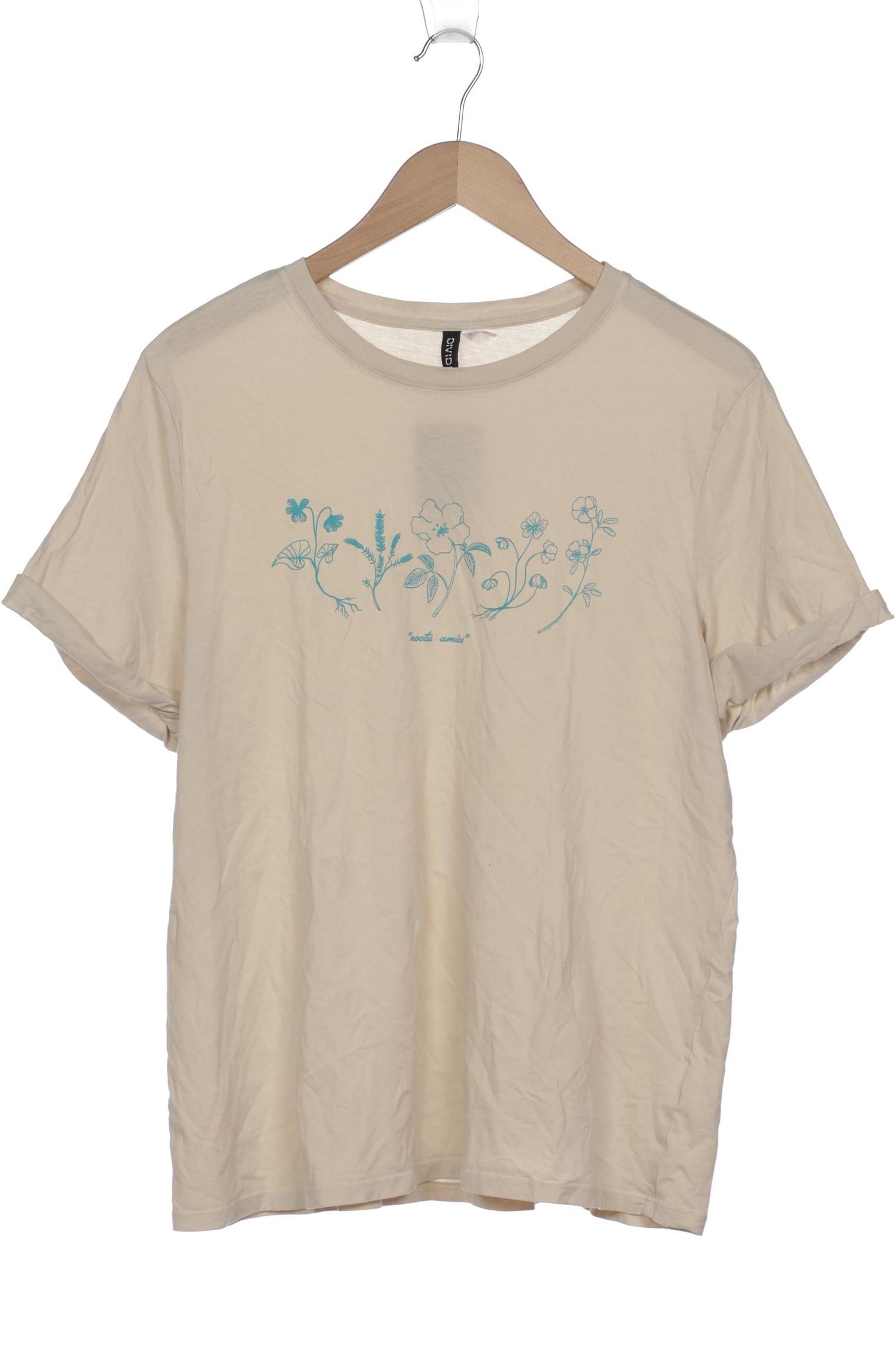 

H&M Damen T-Shirt, beige, Gr. 42