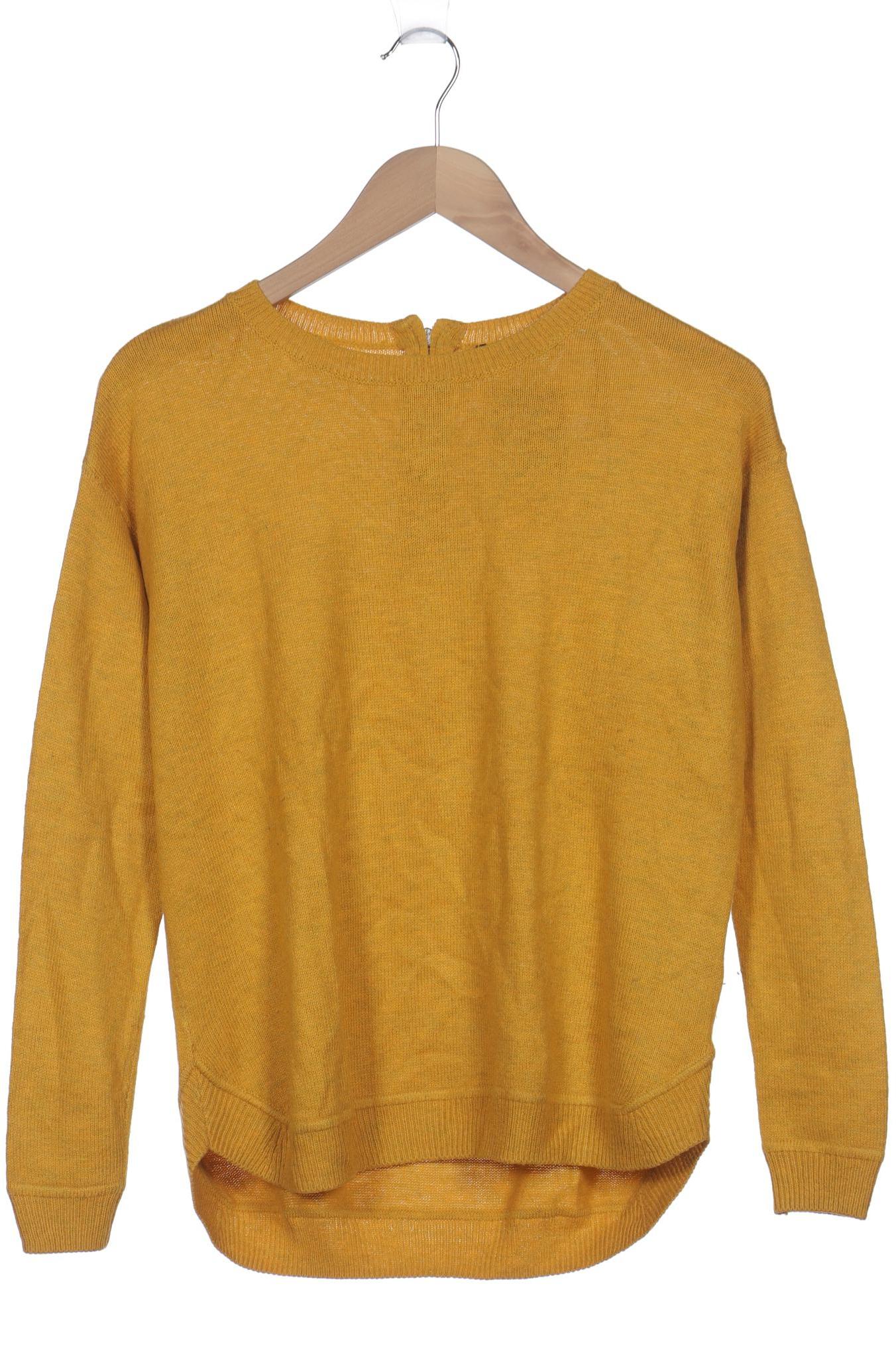 

H&M Damen Pullover, gelb, Gr. 34