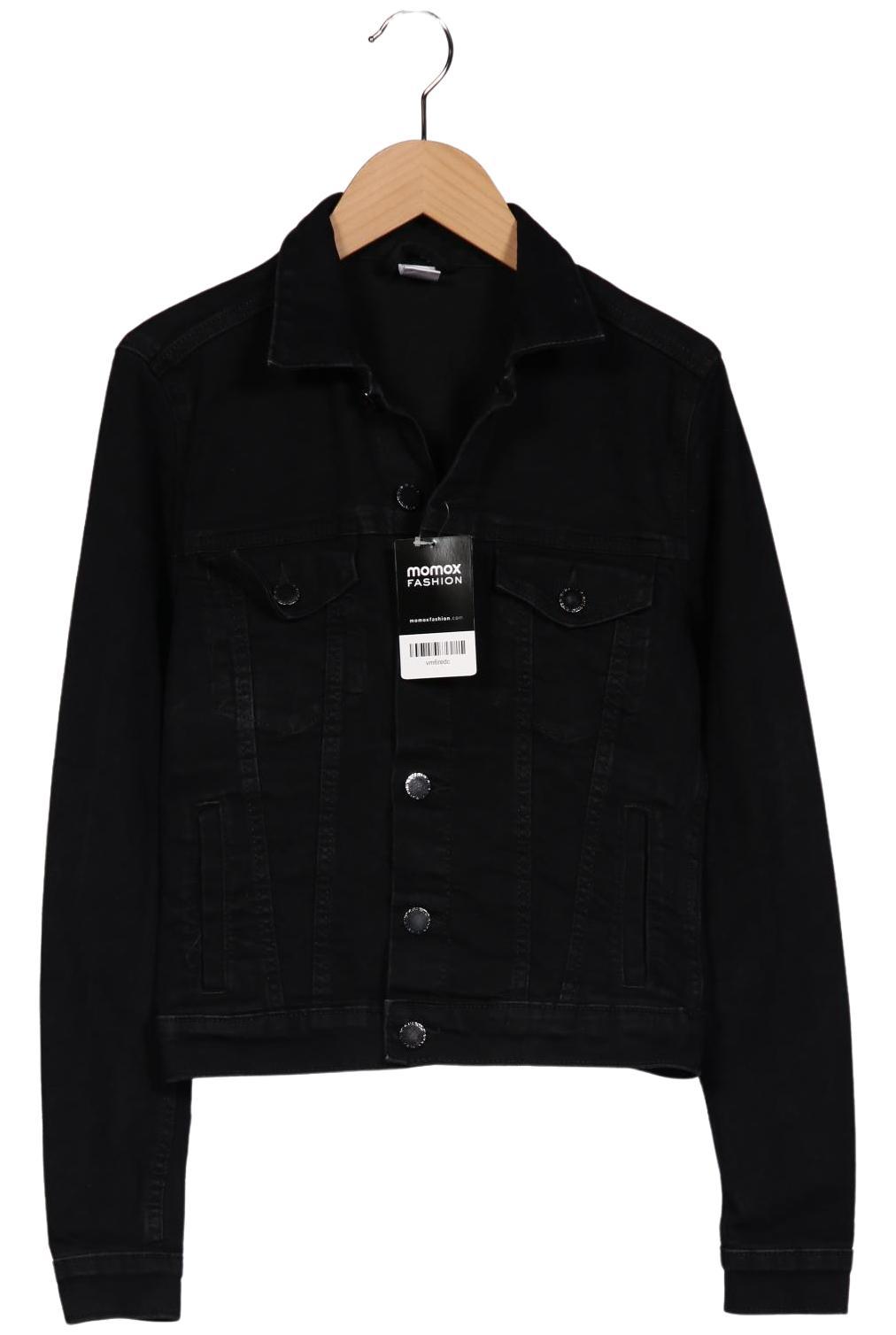 

H&M Damen Jacke, schwarz, Gr. 34