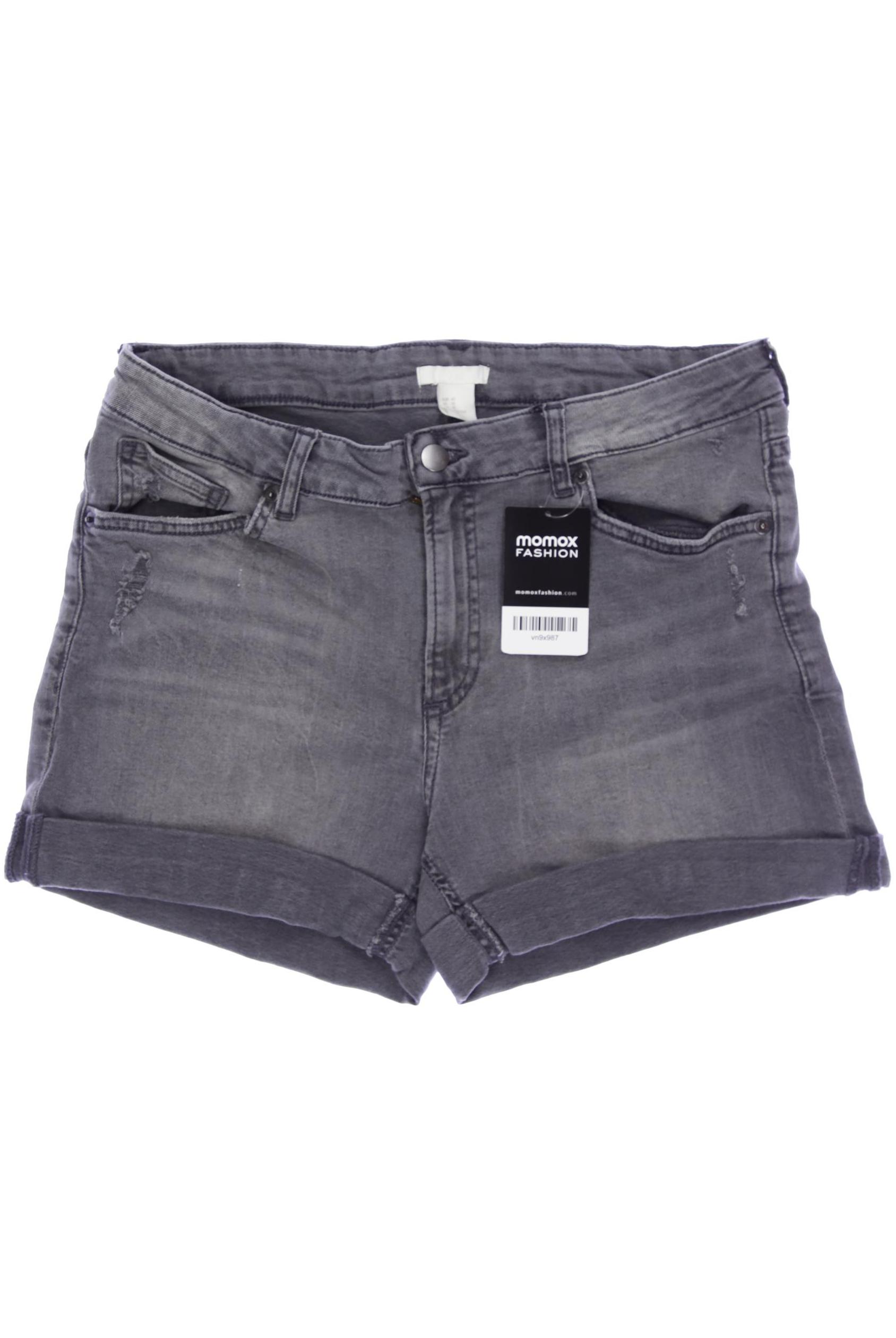 

H&M Damen Shorts, grau, Gr. 40
