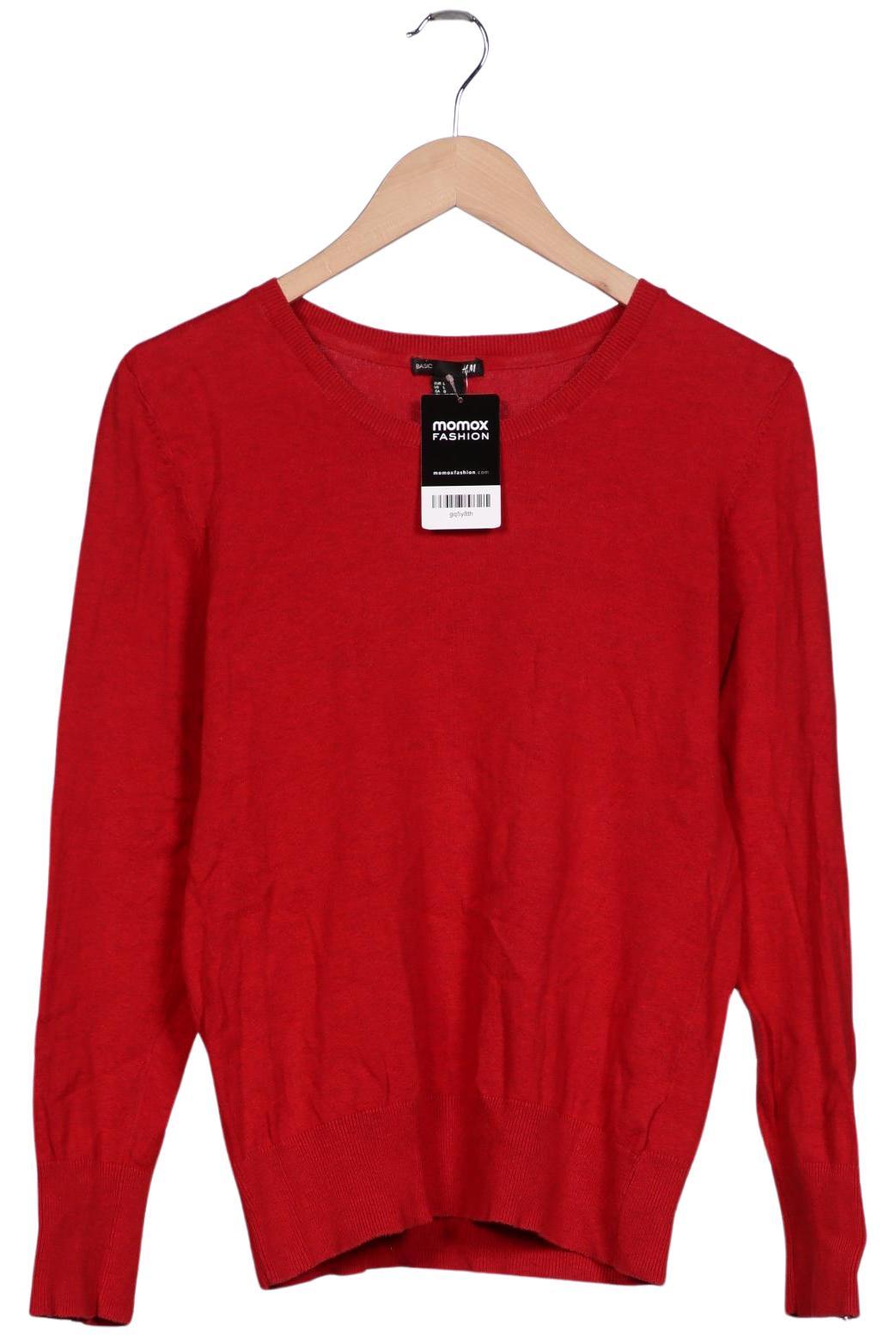 

H&M Damen Pullover, rot, Gr. 42