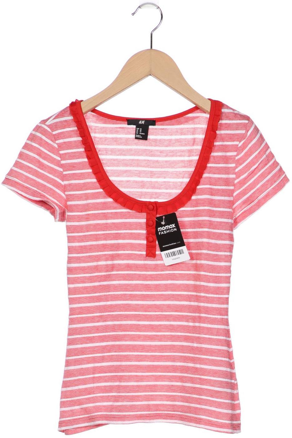 

H&M Damen T-Shirt, rot