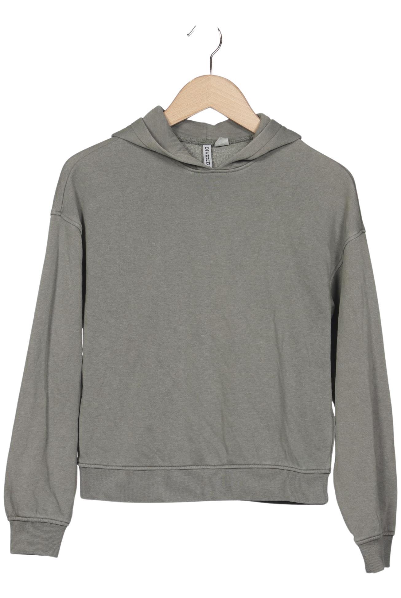 

H&M Damen Kapuzenpullover, grau, Gr. 32