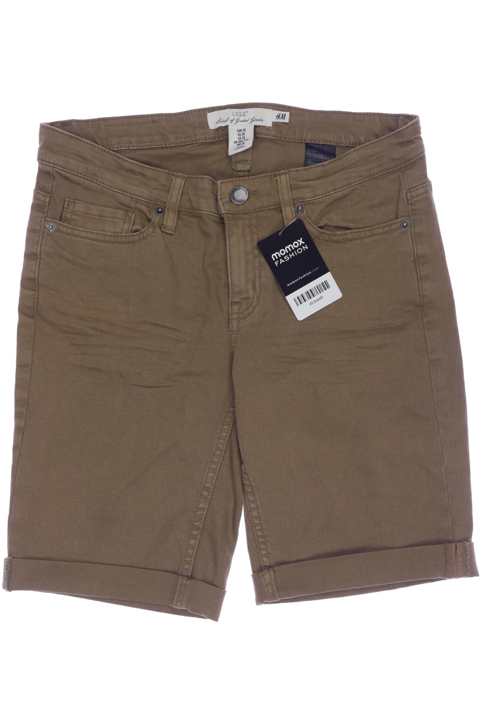 

H&M Damen Shorts, braun, Gr. 28