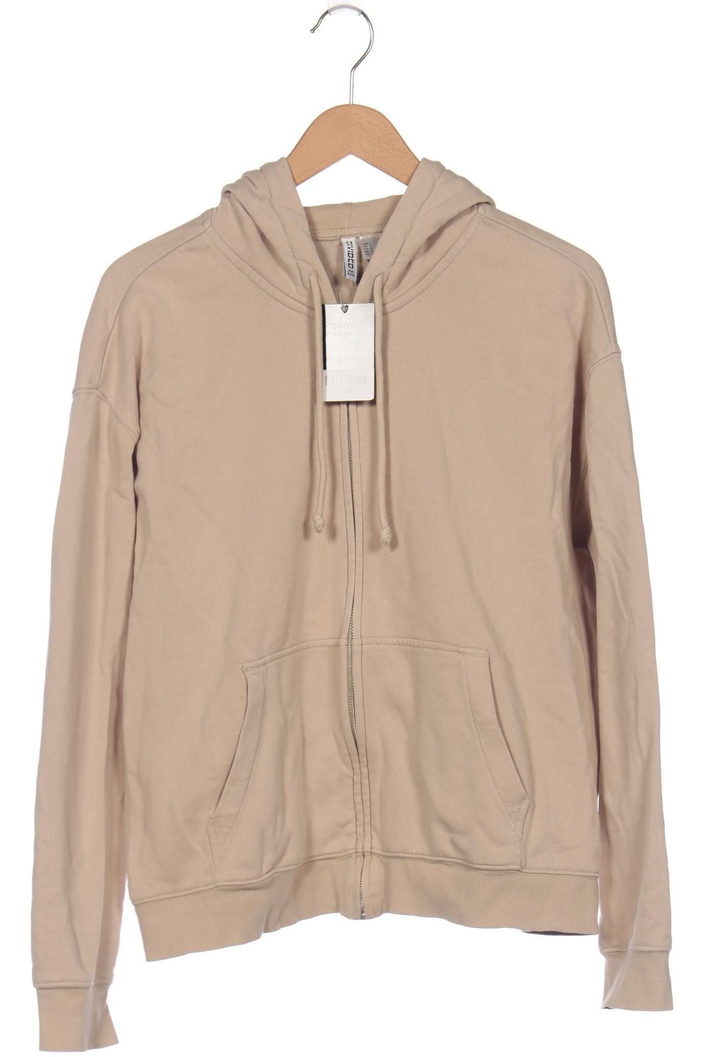 

H&M Damen Kapuzenpullover, beige, Gr. 42