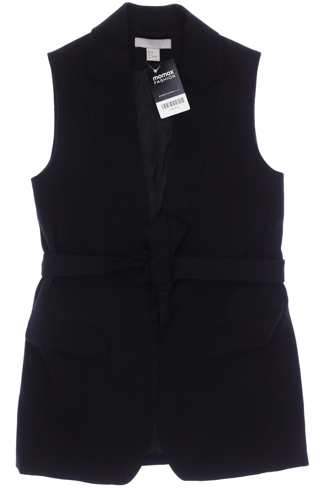 

H&M Damen Weste, schwarz, Gr. 36
