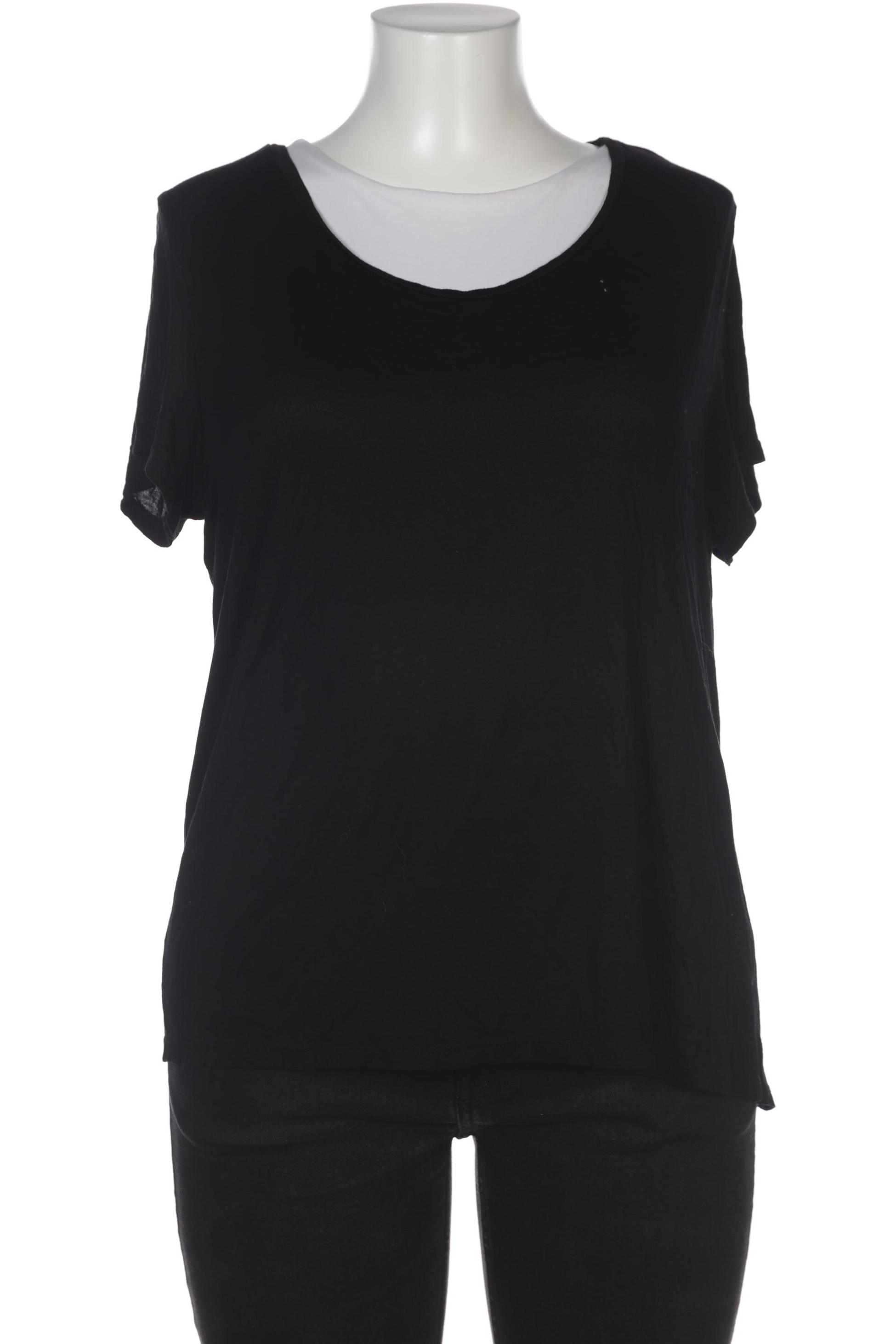 

H&M Damen T-Shirt, schwarz, Gr. 44