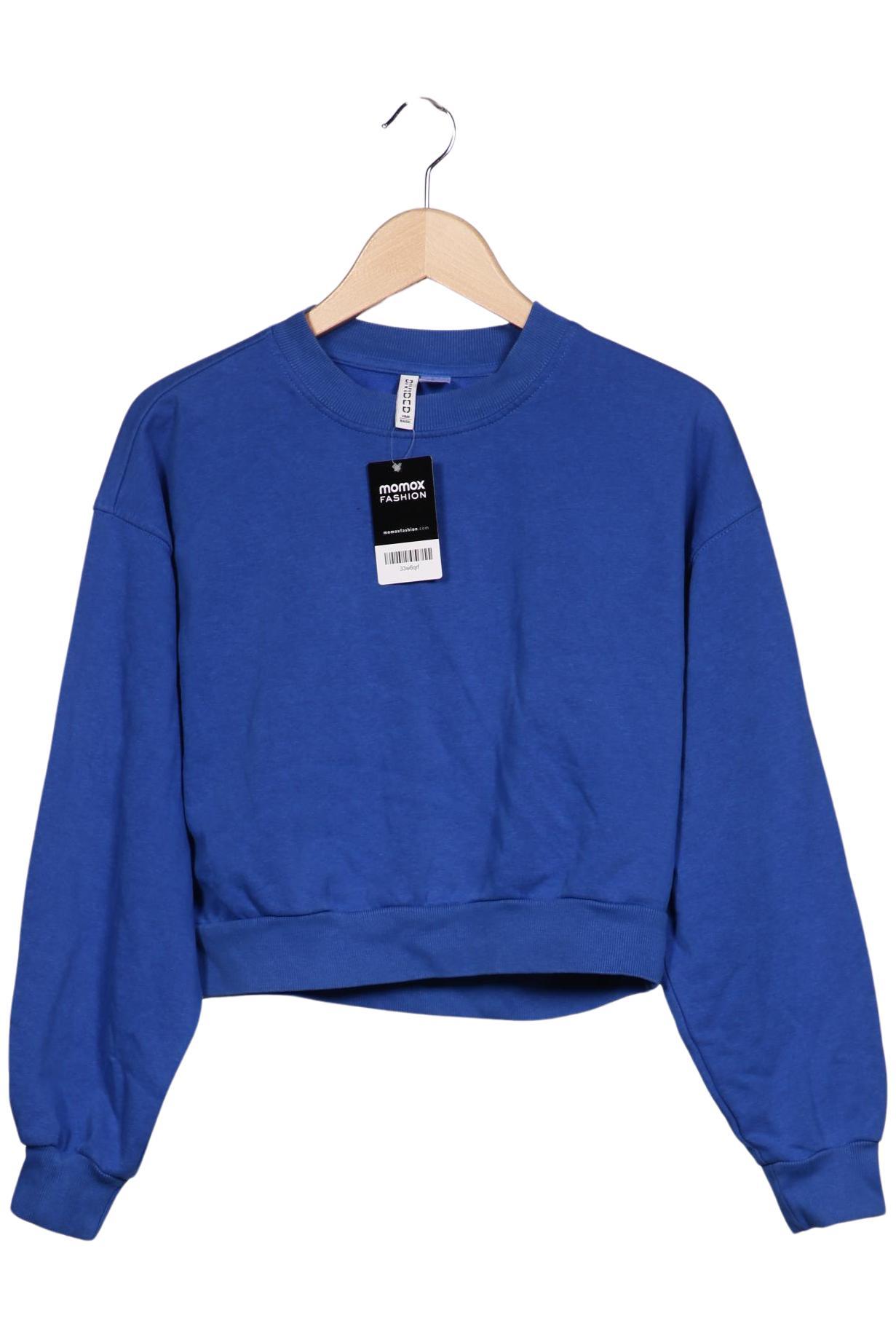 

H&M Damen Sweatshirt, blau, Gr. 38