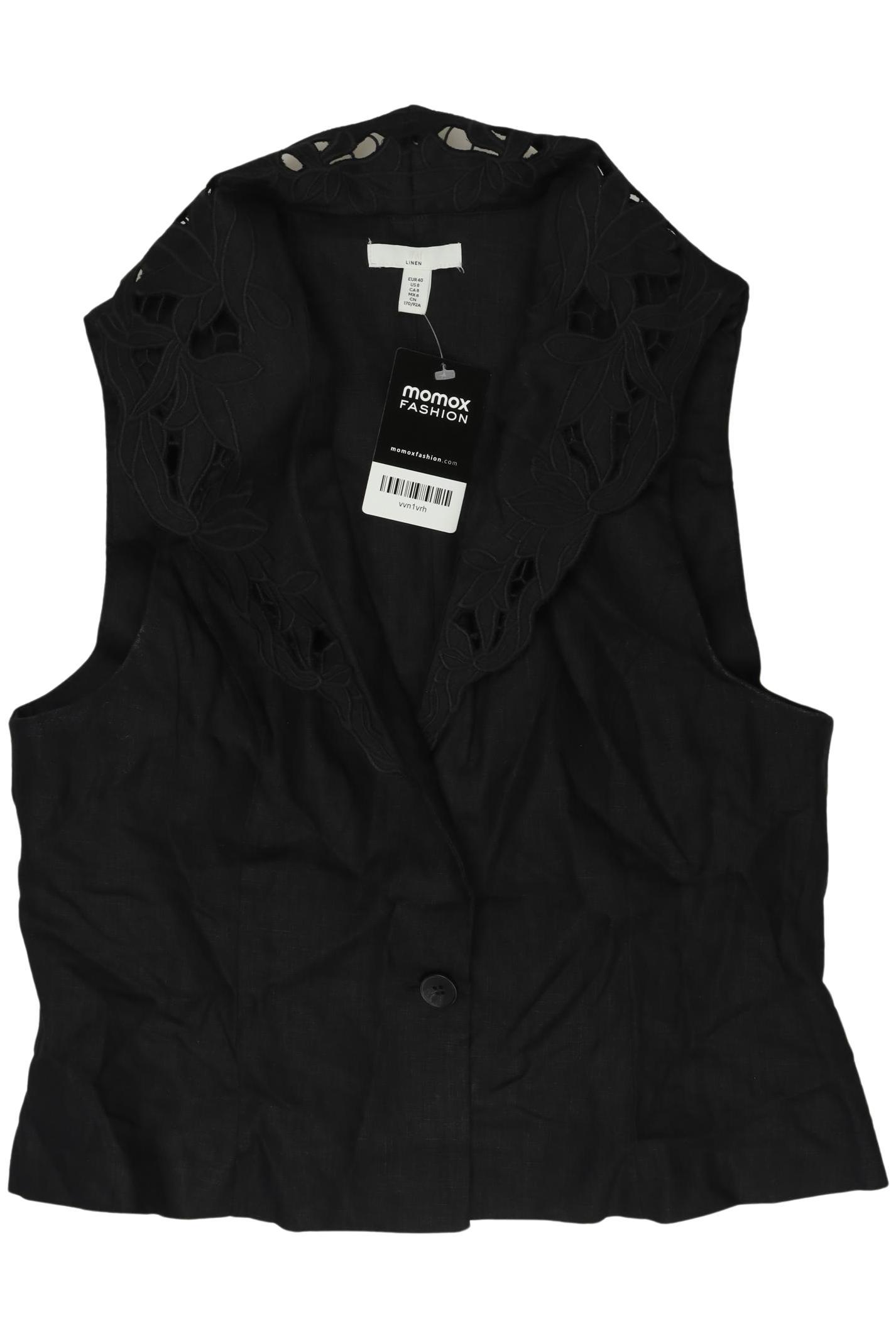 

H&M Damen Weste, schwarz, Gr. 40