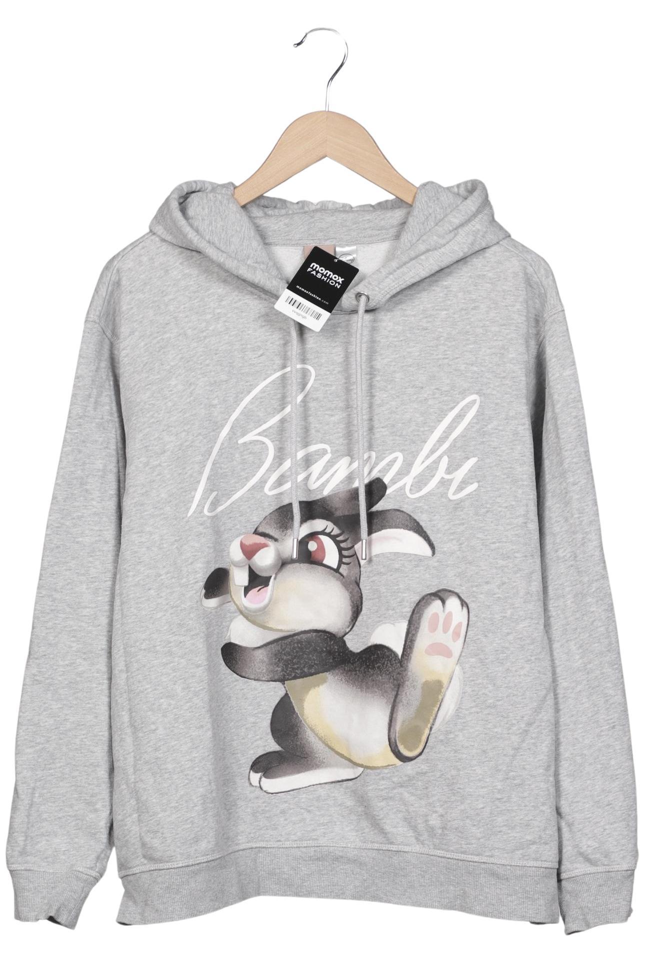 

H&M Damen Kapuzenpullover, grau, Gr. 44