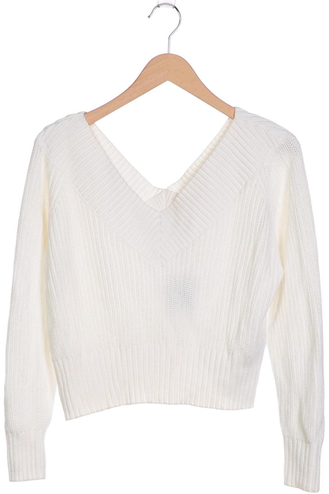 

H&M Damen Pullover, weiß, Gr. 42