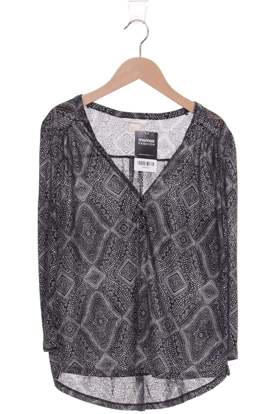 

H&M Damen Langarmshirt, schwarz, Gr. 36