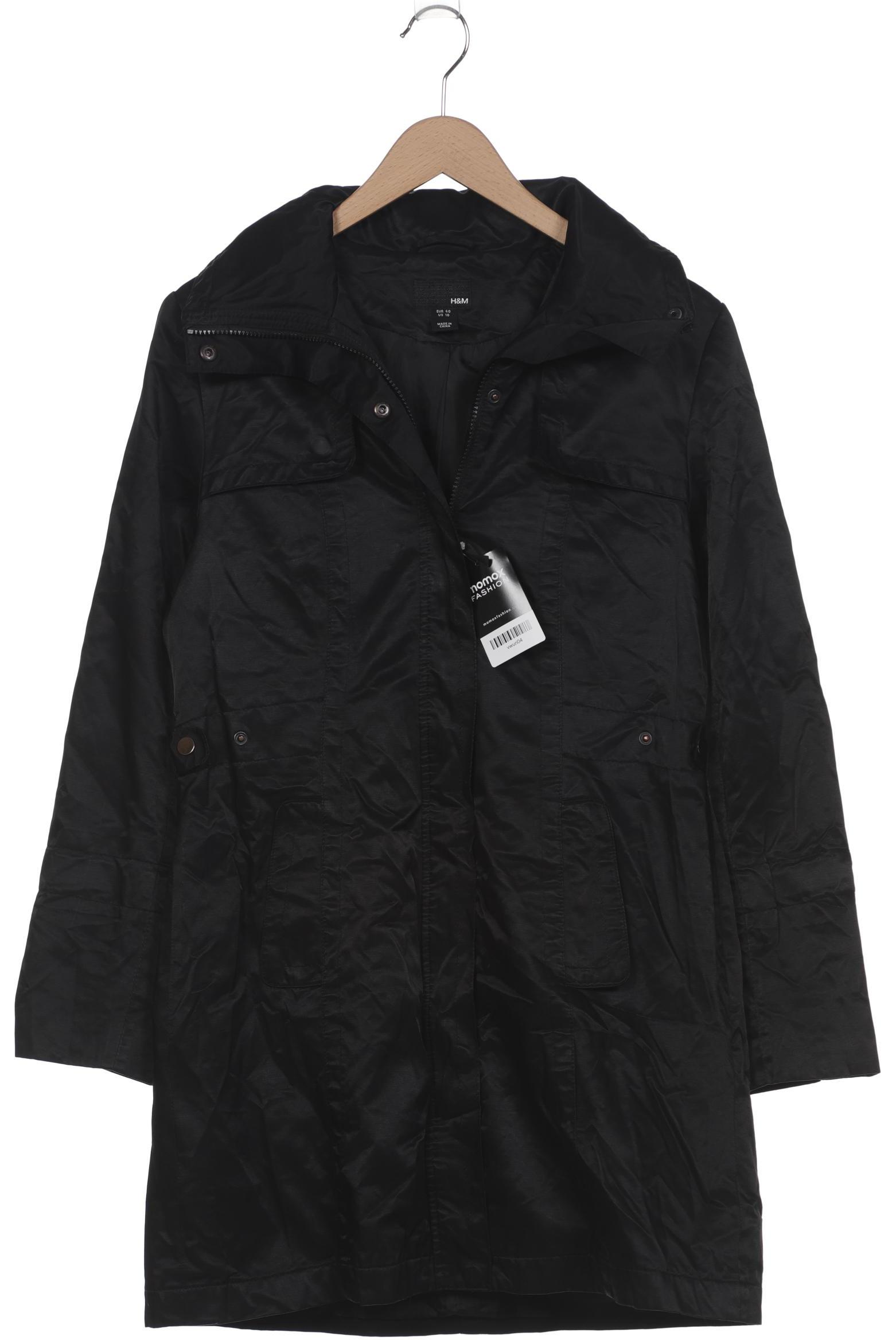 

H&M Damen Mantel, schwarz, Gr. 40