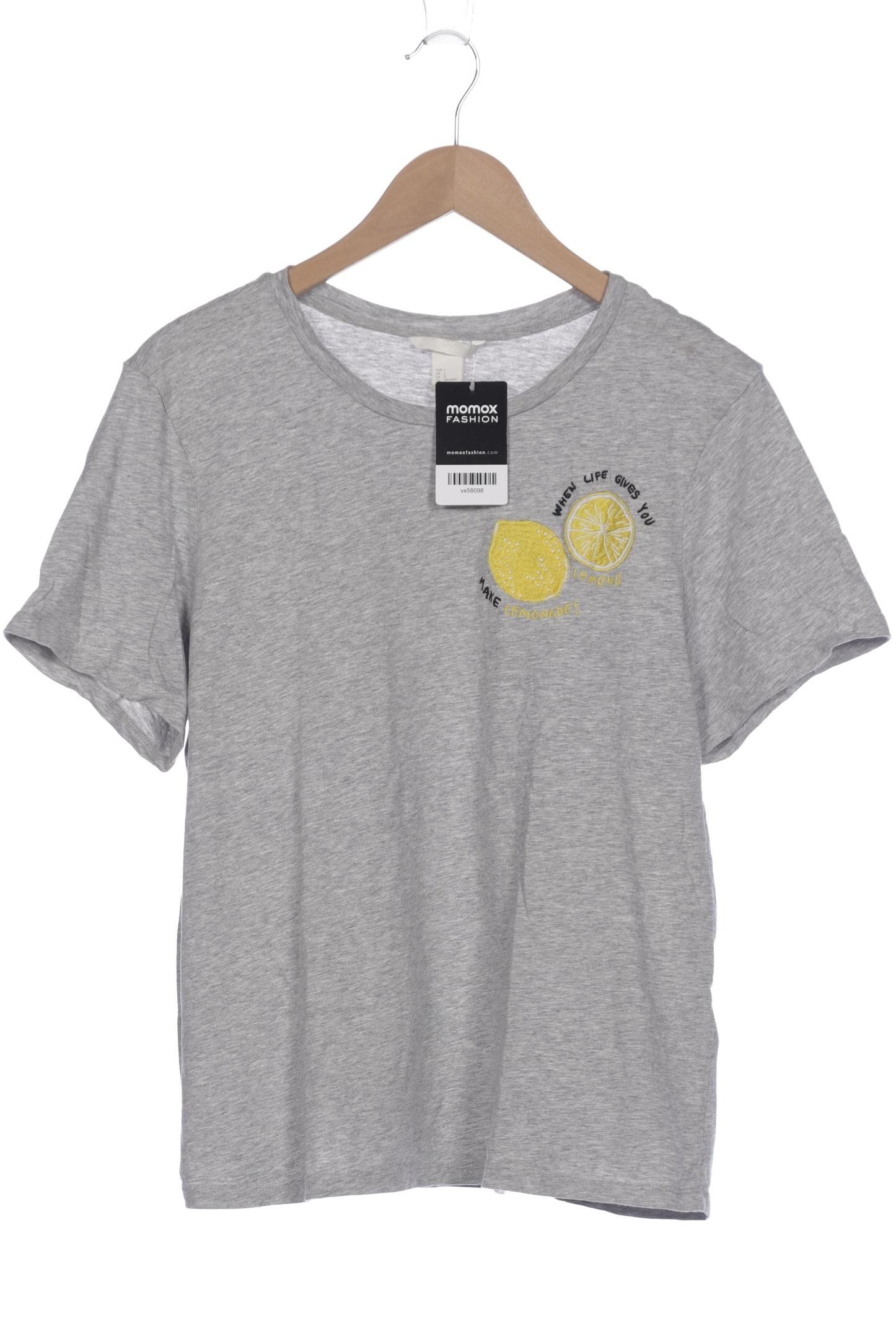 

H&M Damen T-Shirt, grau, Gr. 42
