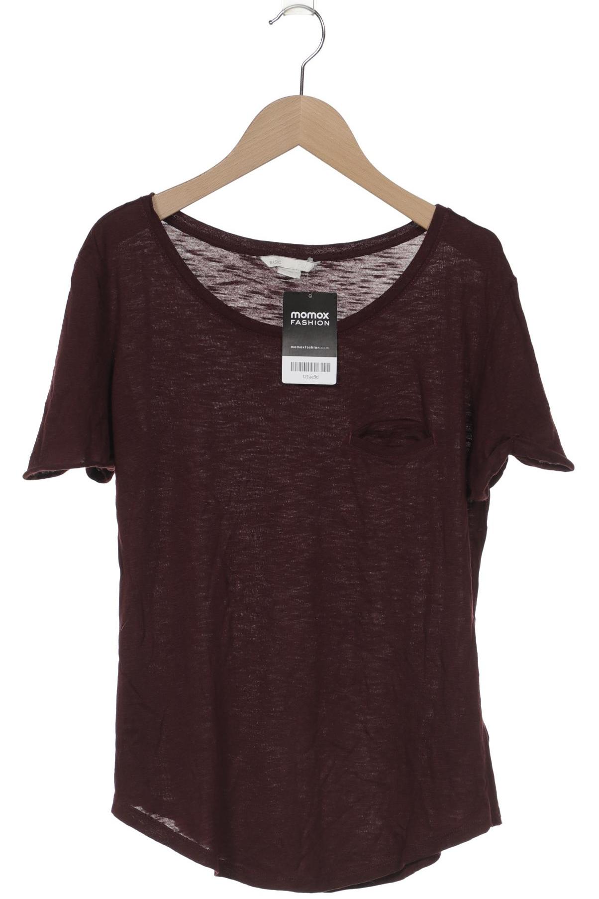 

H&M Damen T-Shirt, bordeaux