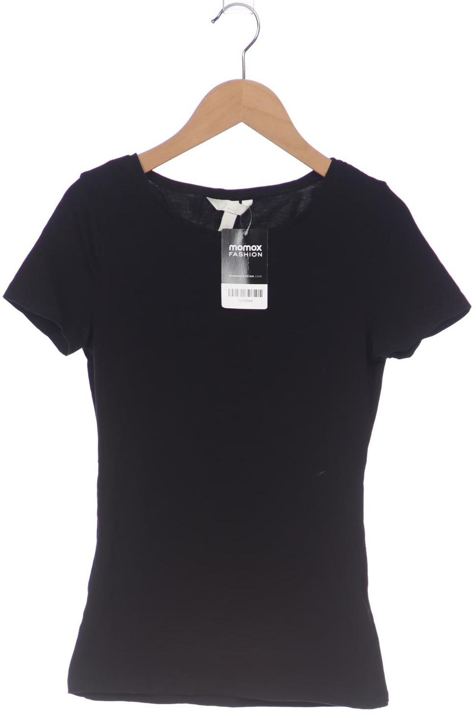 

H&M Damen T-Shirt, schwarz, Gr. 34
