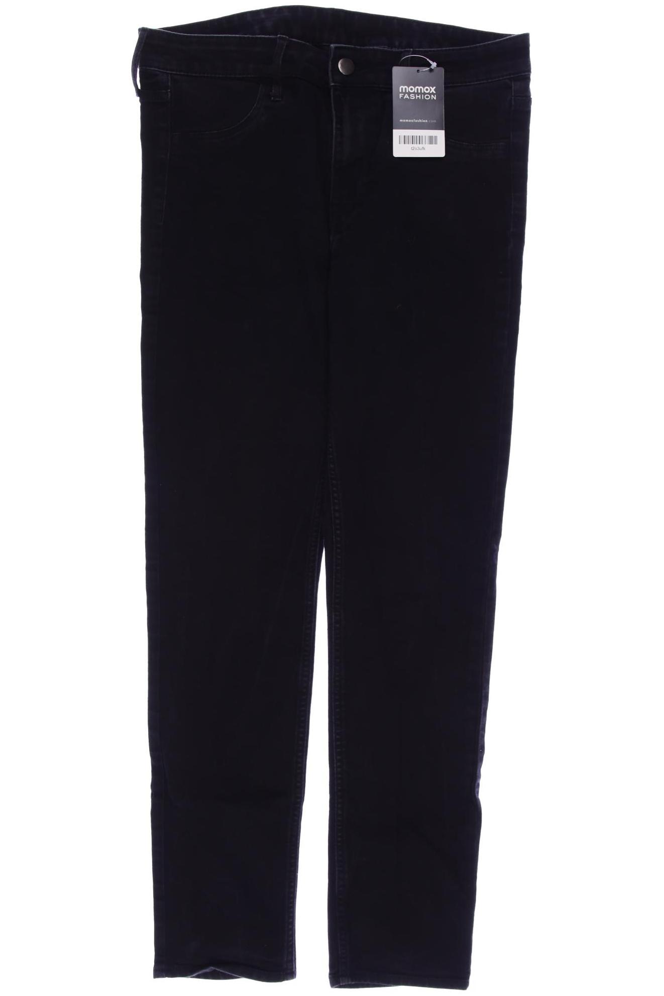 

H&M Damen Jeans, schwarz, Gr. 30