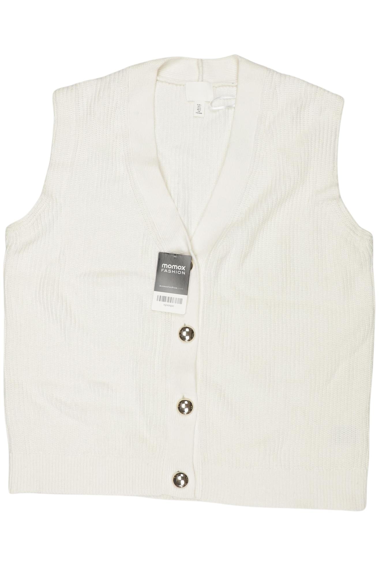 

H&M Damen Weste, weiß, Gr. 42