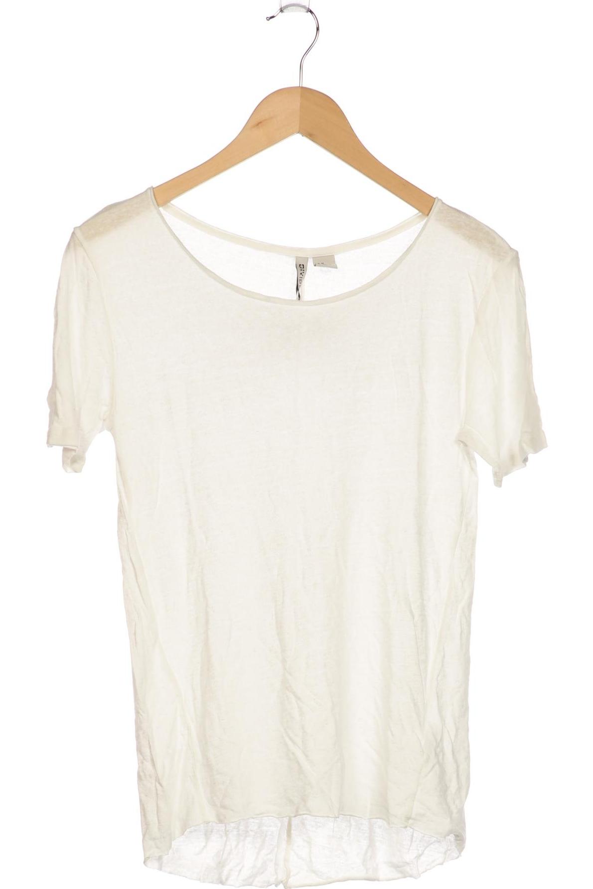

H&M Damen T-Shirt, weiß, Gr. 34