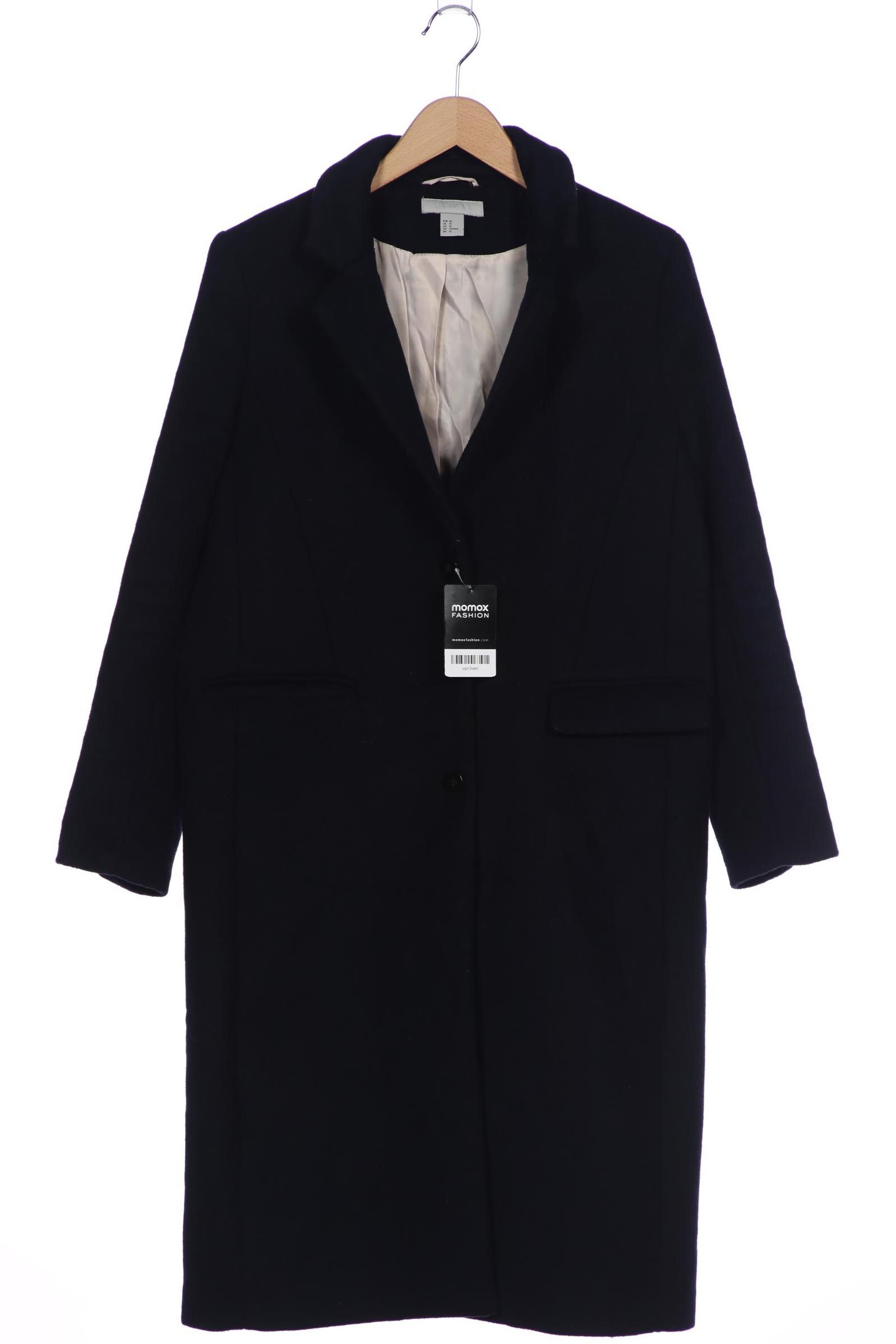 

H&M Damen Mantel, marineblau, Gr. 40