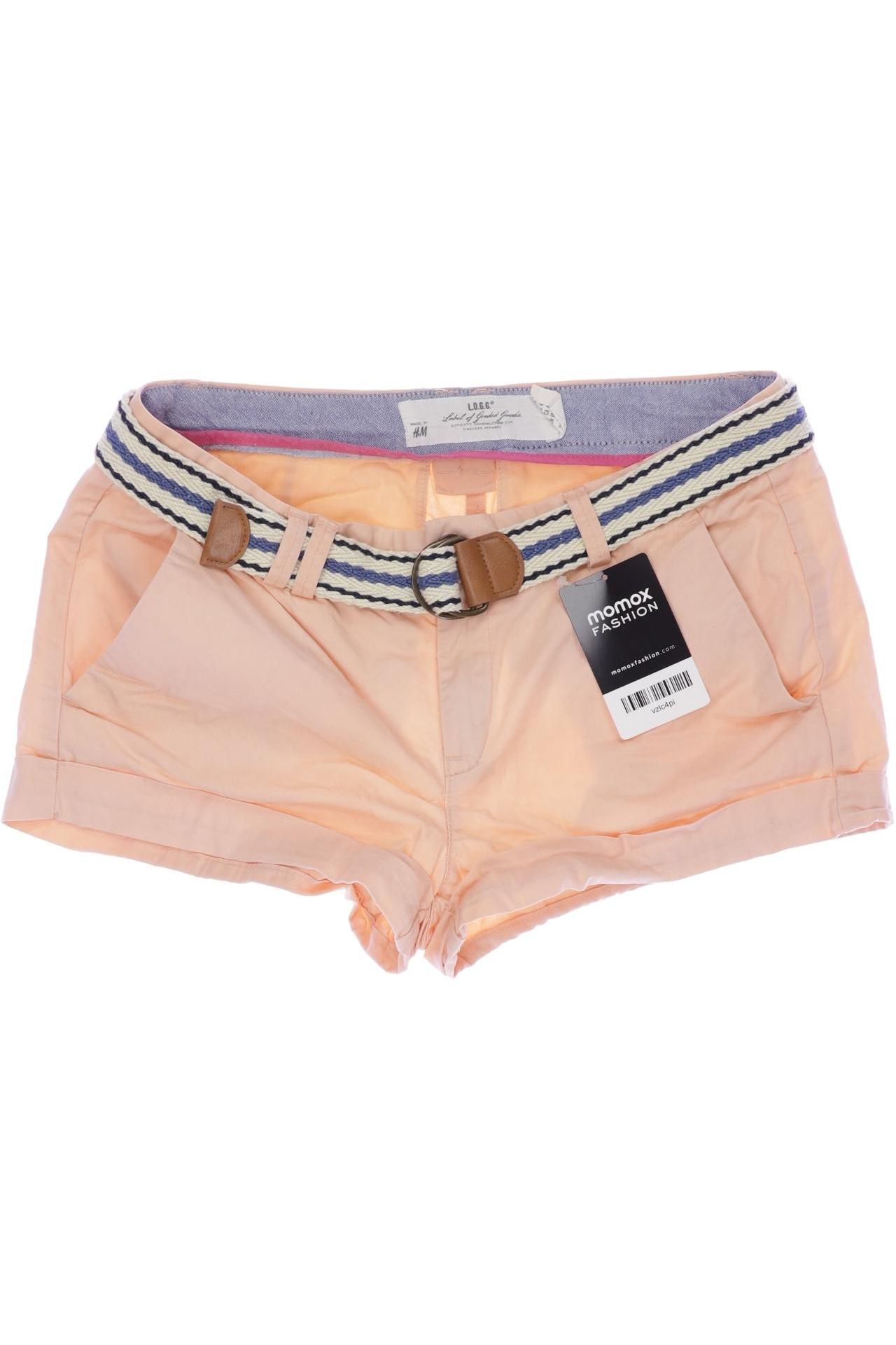 

H&M Damen Shorts, orange, Gr. 34